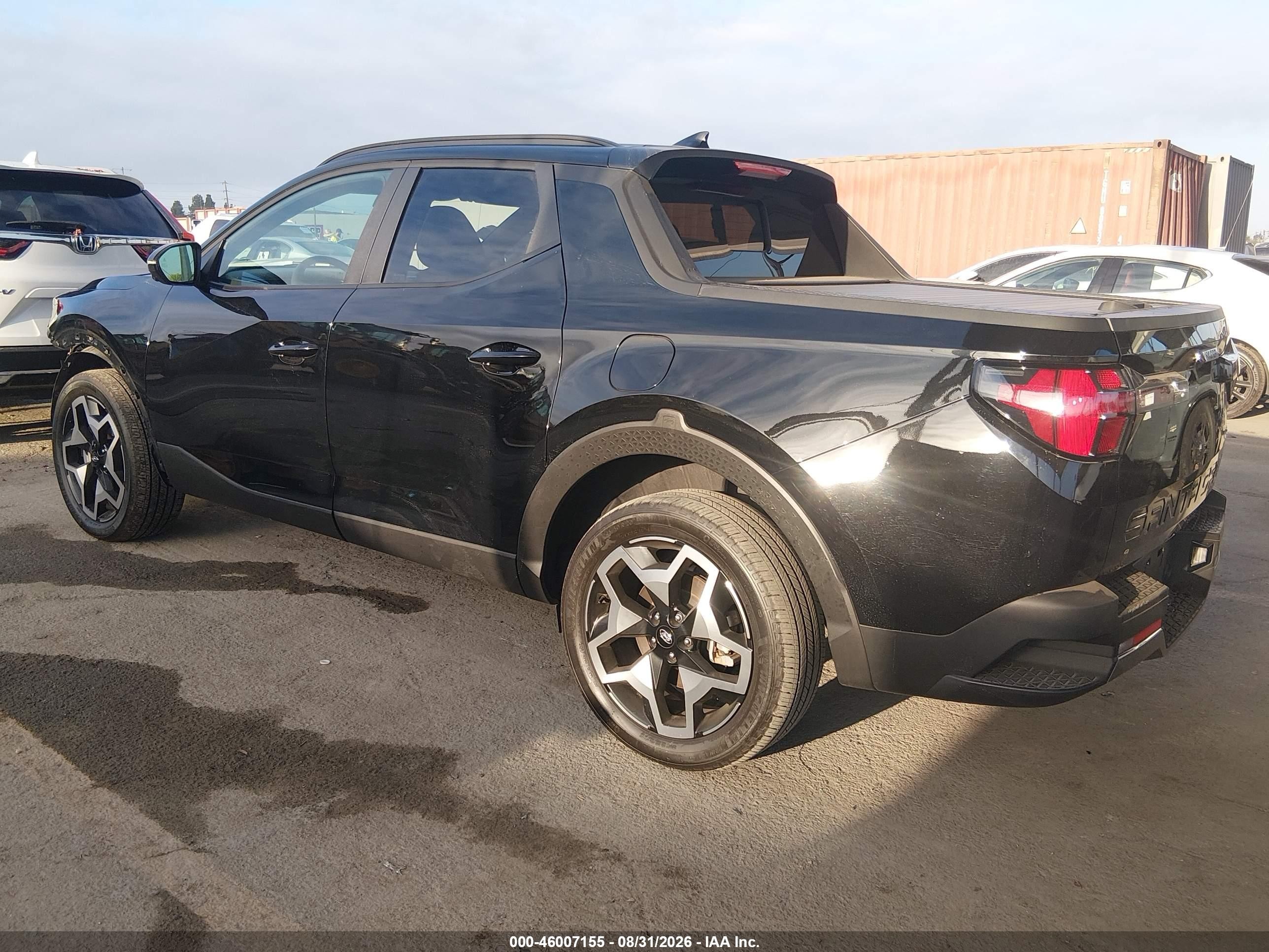 2024 Hyundai Santa Cruz Limited Черный vin: 5NTJEDAF3RH086180