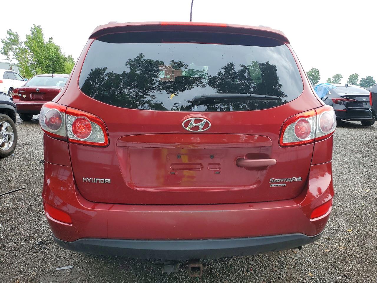 2010 Hyundai Santa Fe Gls Red vin: 5NWSG4AG0AH388324
