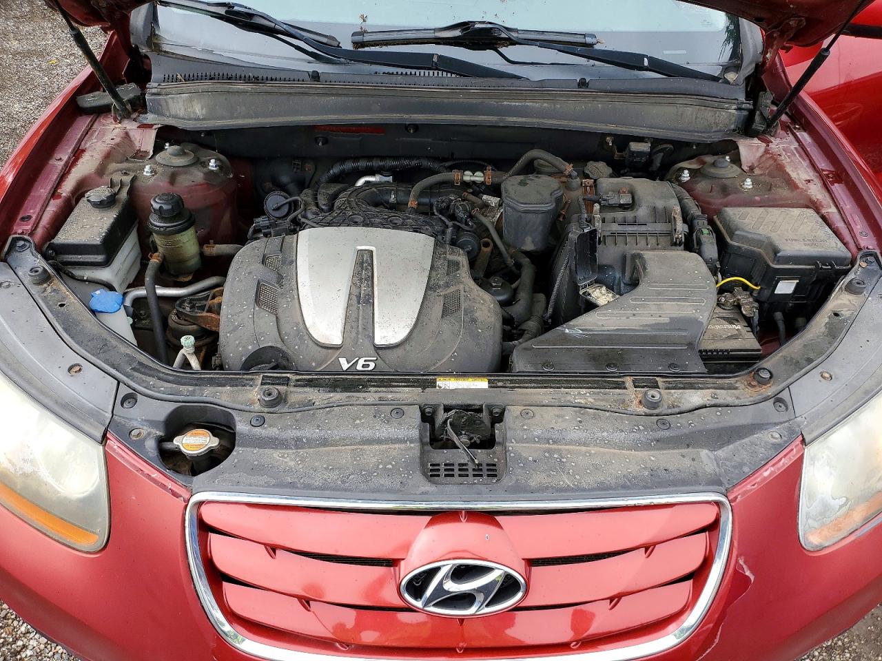 2010 Hyundai Santa Fe Gls Red vin: 5NWSG4AG0AH388324