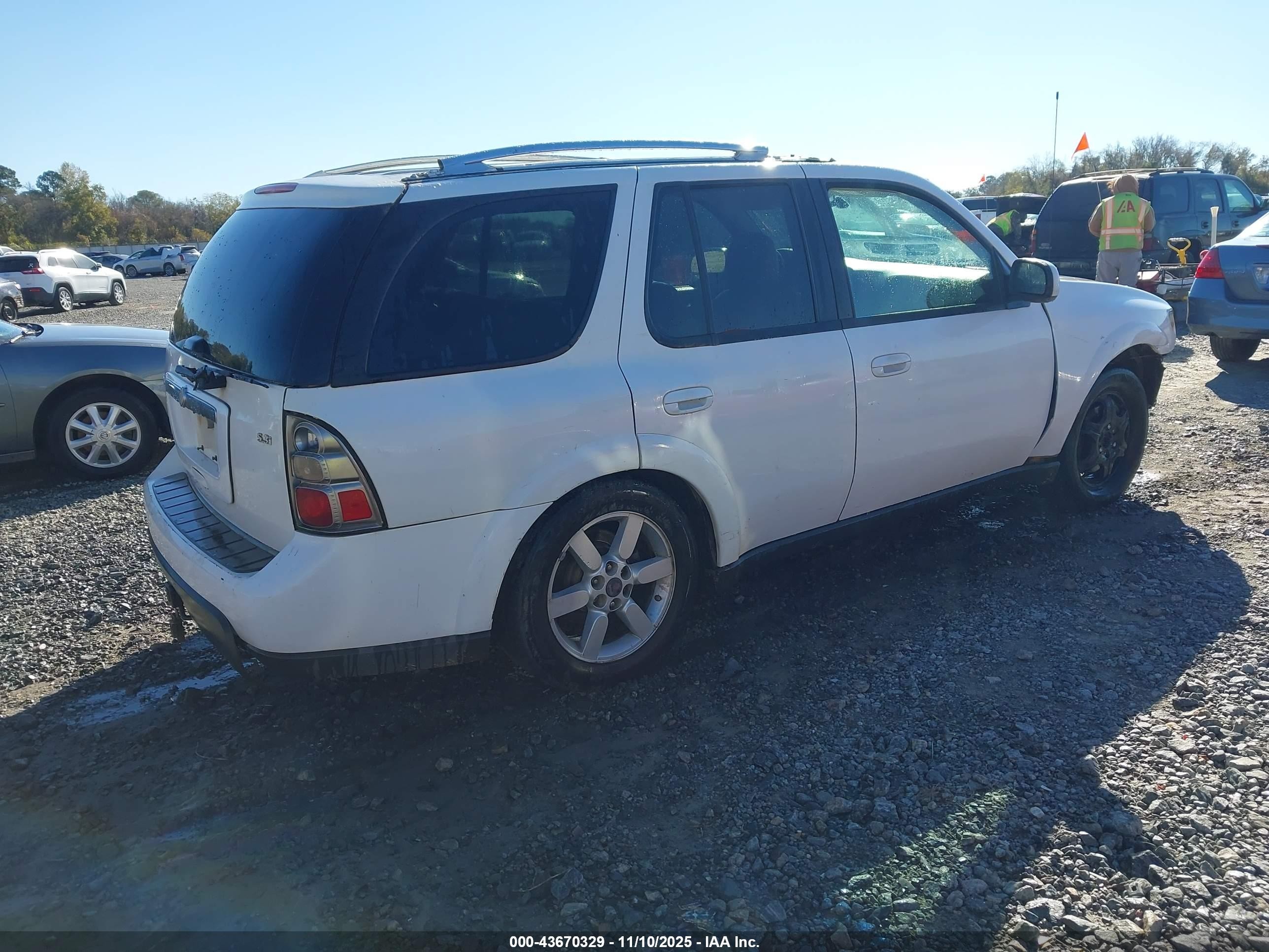 2007 Saab 9-7x 5.3i White vin: 5S3ET13M072802199