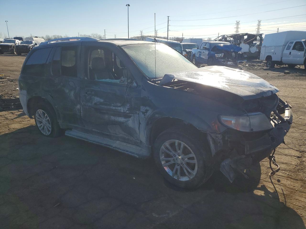 2007 Saab 9-7x 5.3i Gray vin: 5S3ET13M972804128