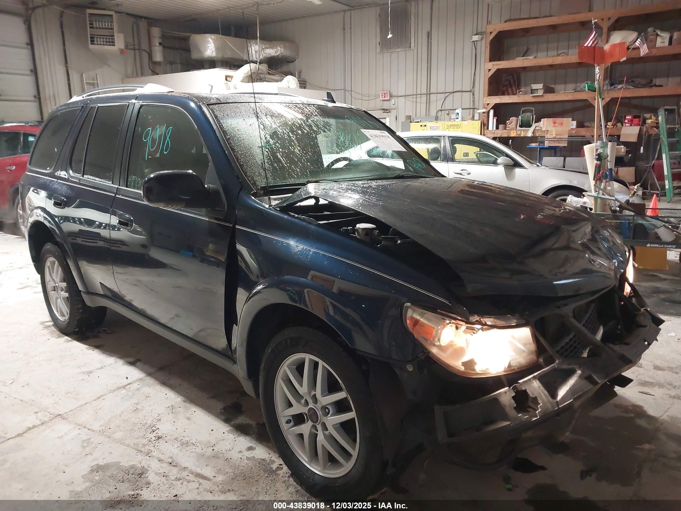 2008 Saab 9-7x 4.2i Blue vin: 5S3ET13S282800910
