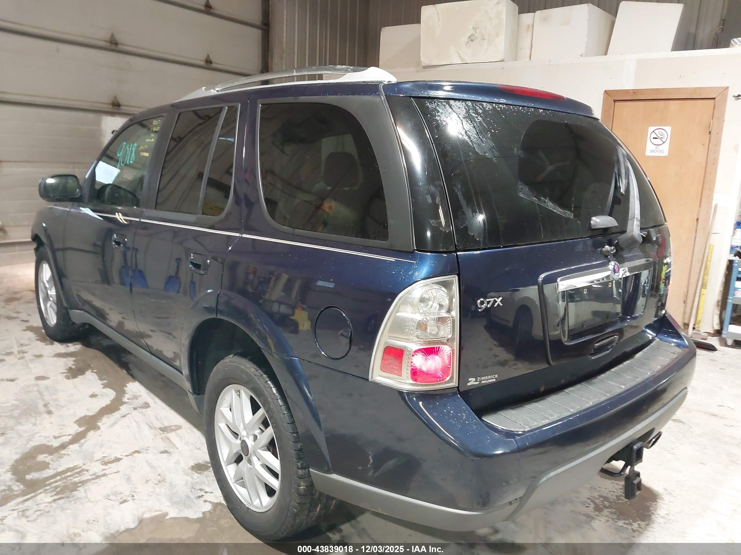 2008 Saab 9-7x 4.2i Blue vin: 5S3ET13S282800910