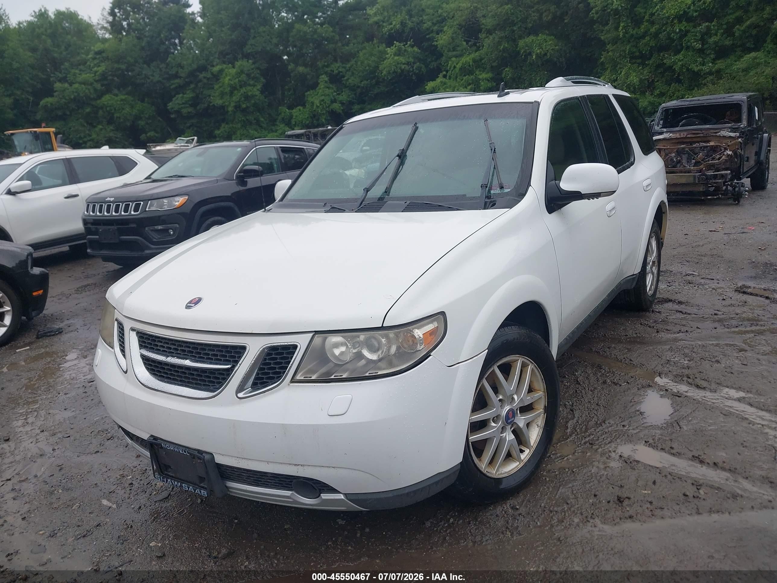 2006 Saab 9-7x 4.2i White vin: 5S3ET13S662806268