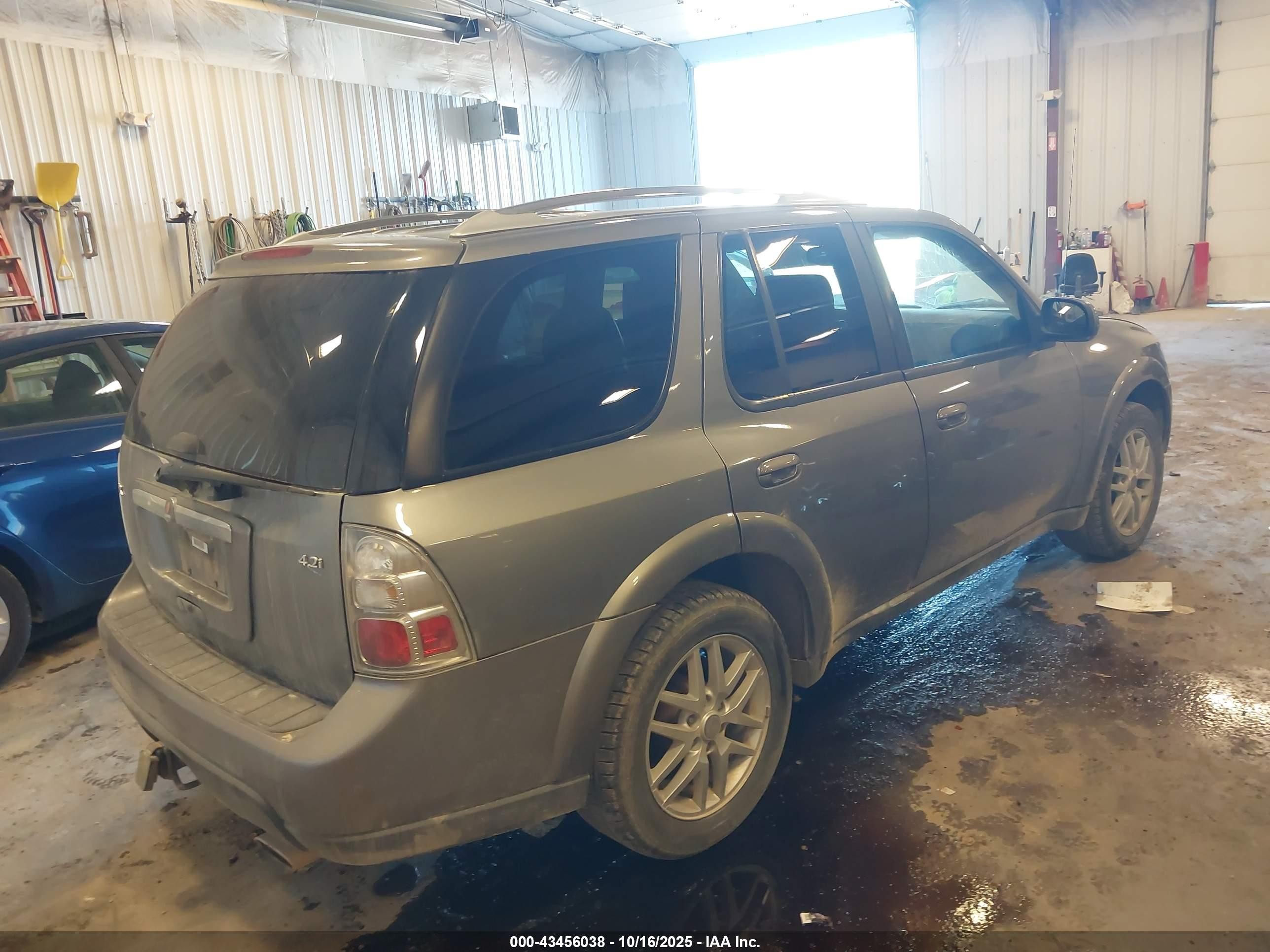 2008 Saab 9-7x 4.2i Gray vin: 5S3ET13S882804251