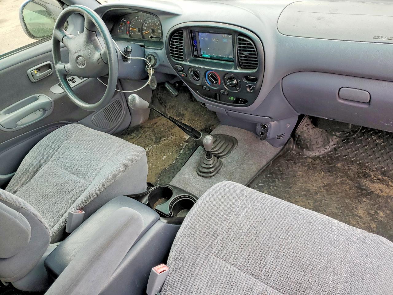 2002 Toyota Tundra Sr5 Black vin: 5TBBN44132S297066