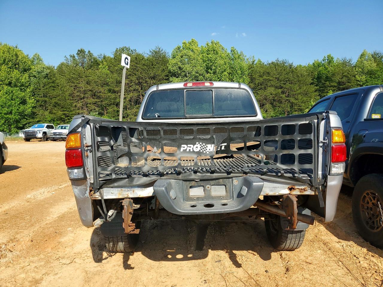 2001 Toyota Tundra Sr5 Gray vin: 5TBBN44151S163884