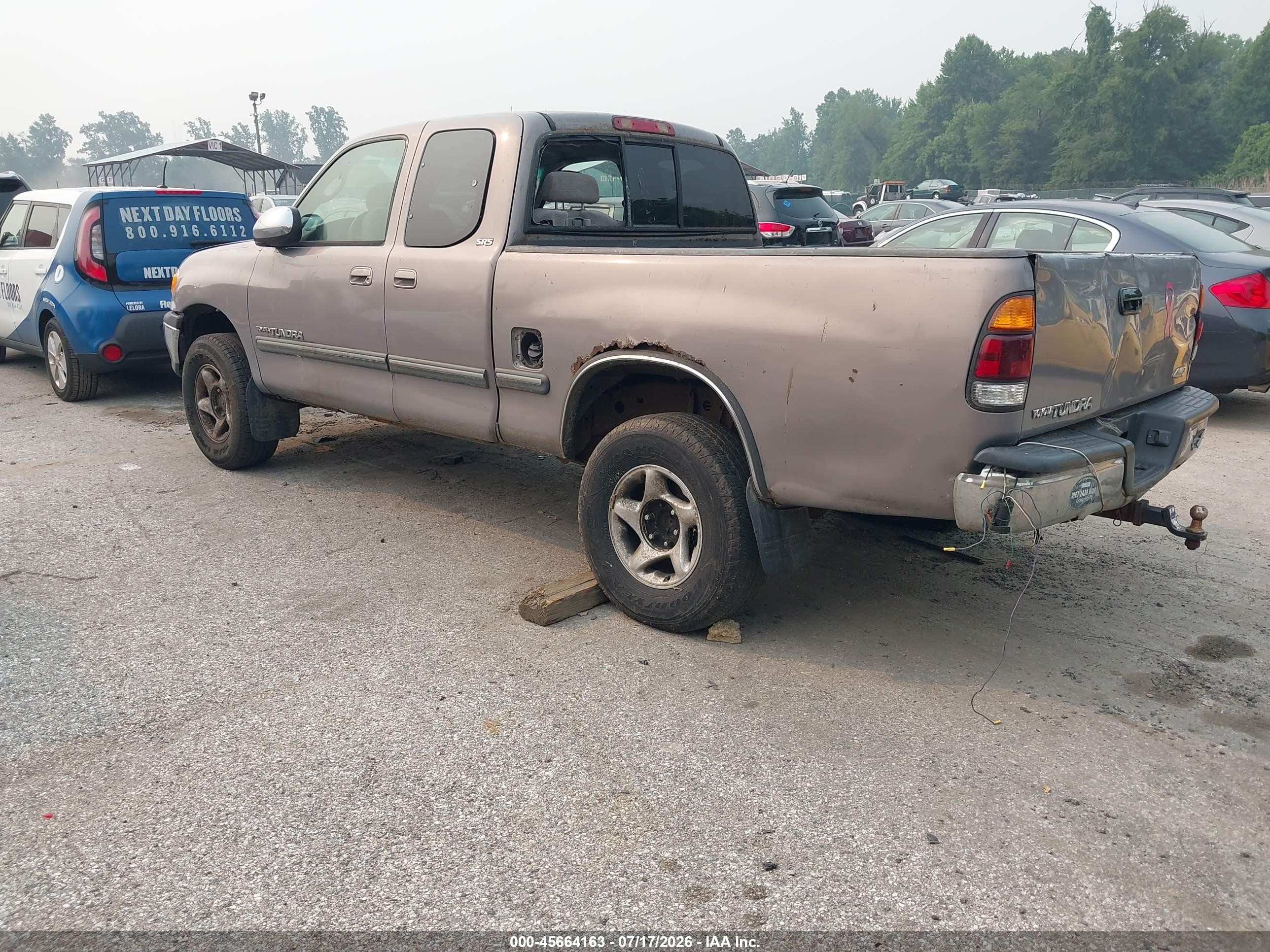 2002 Toyota Tundra Sr5 Brown vin: 5TBBN44182S248560