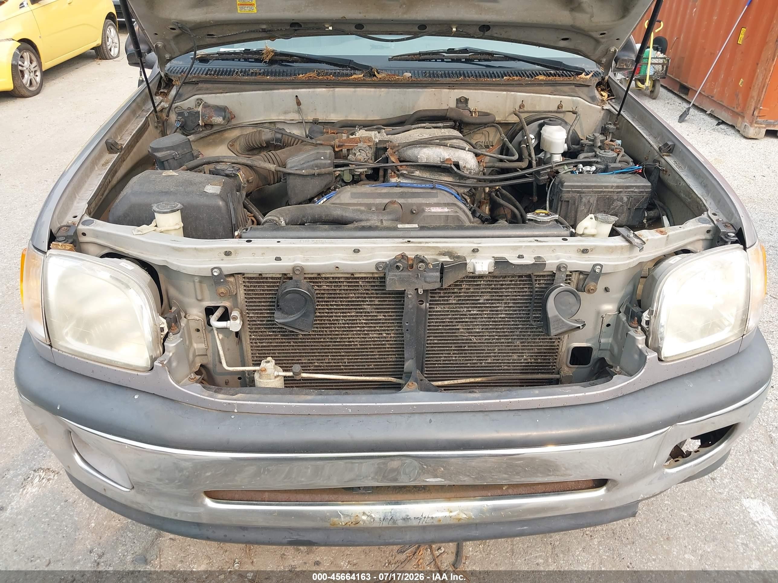2002 Toyota Tundra Sr5 Brown vin: 5TBBN44182S248560
