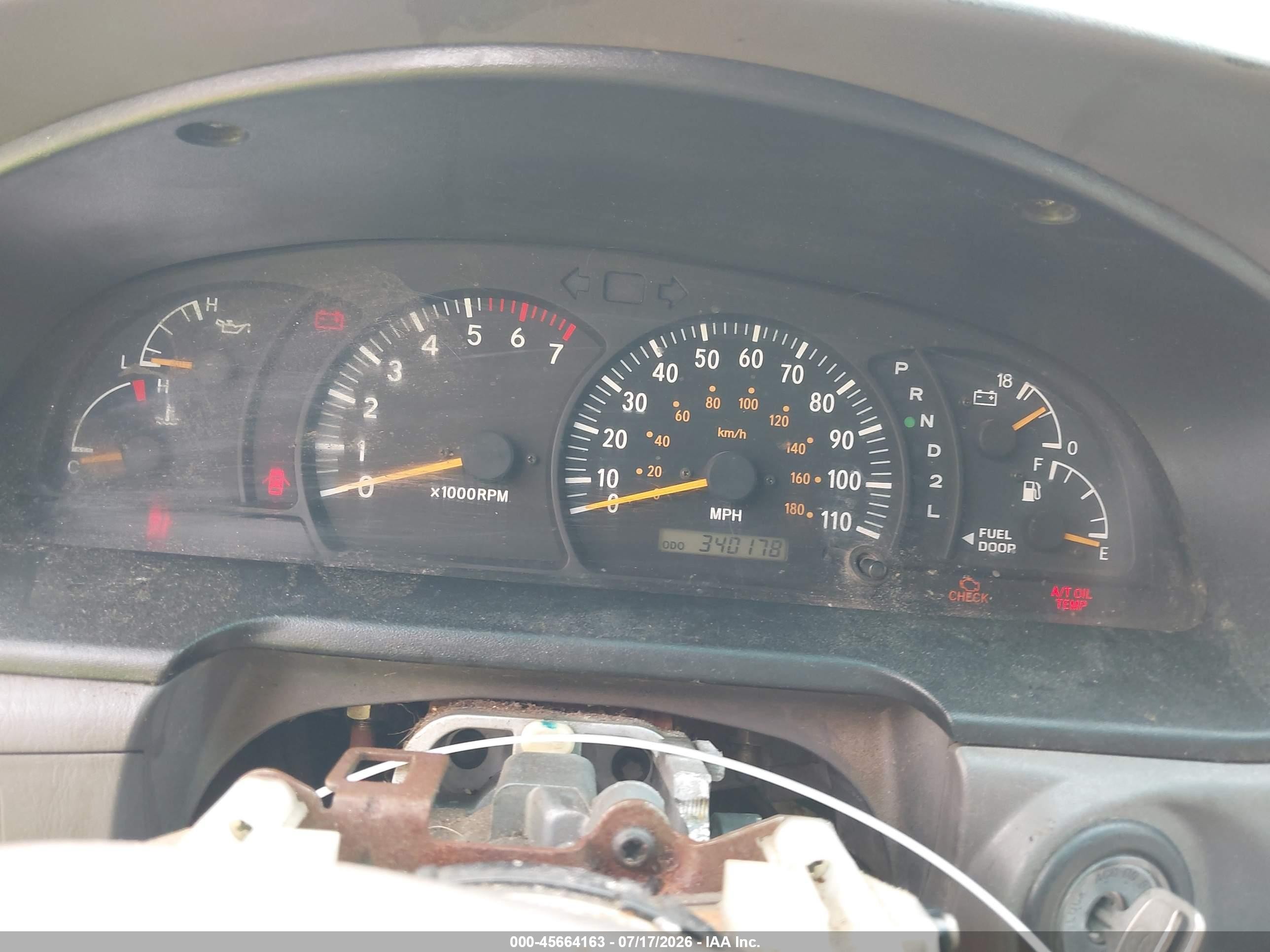 2002 Toyota Tundra Sr5 Brown vin: 5TBBN44182S248560