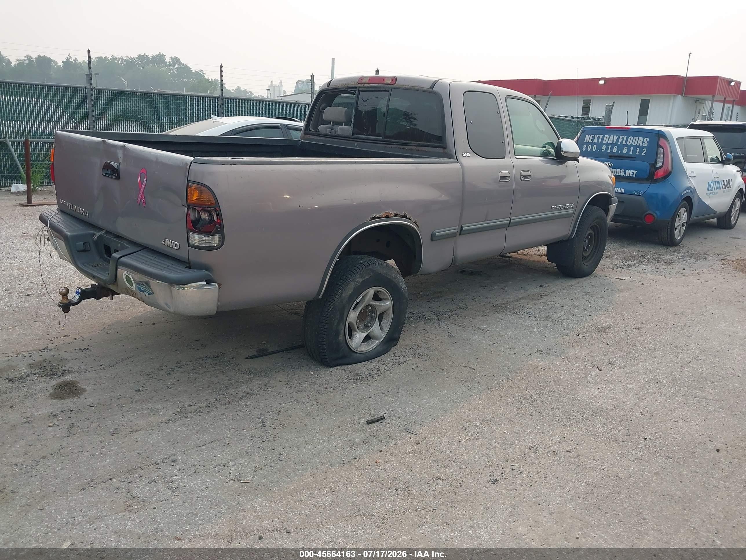 2002 Toyota Tundra Sr5 Brown vin: 5TBBN44182S248560