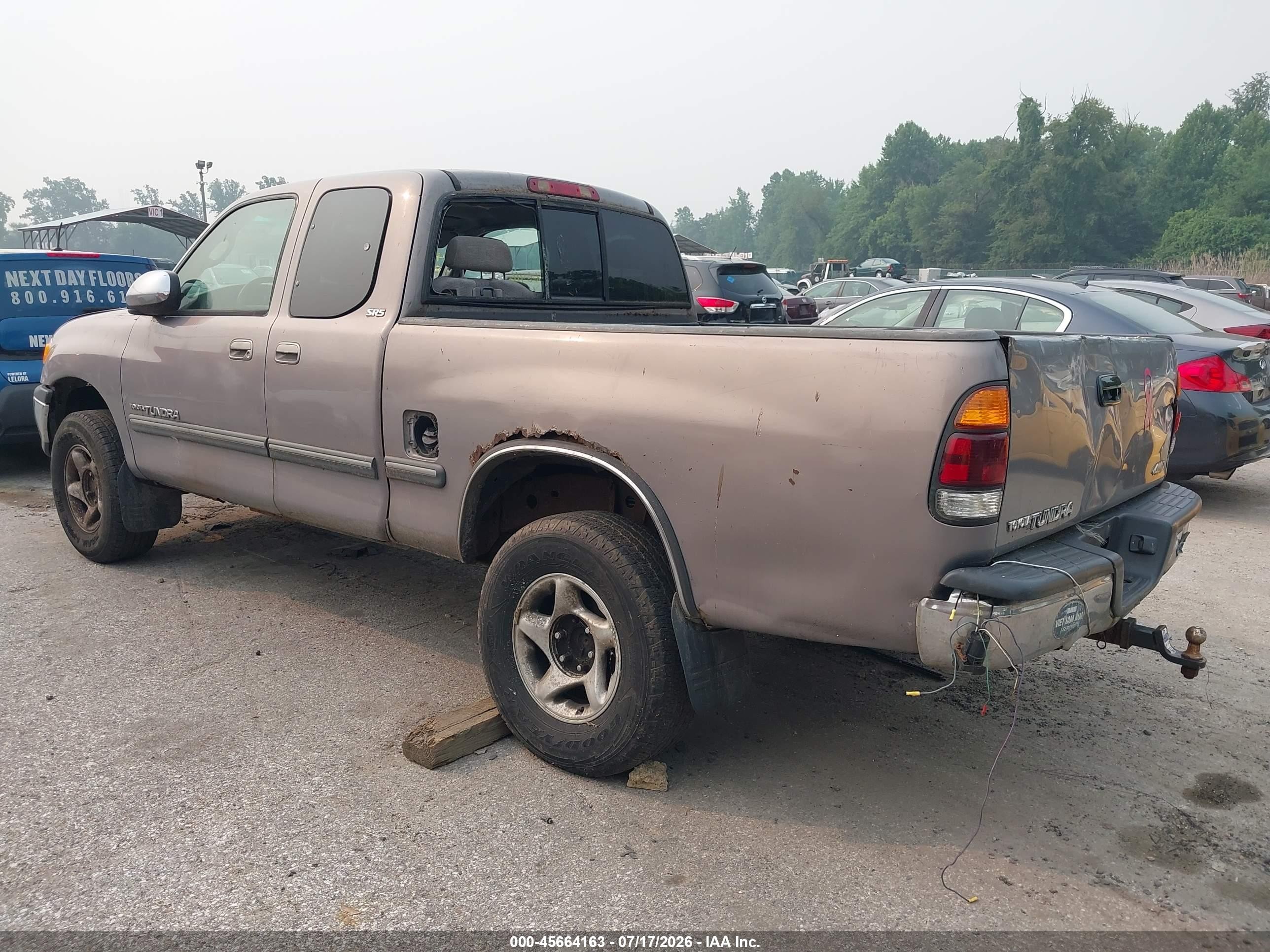 2002 Toyota Tundra Sr5 Brown vin: 5TBBN44182S248560