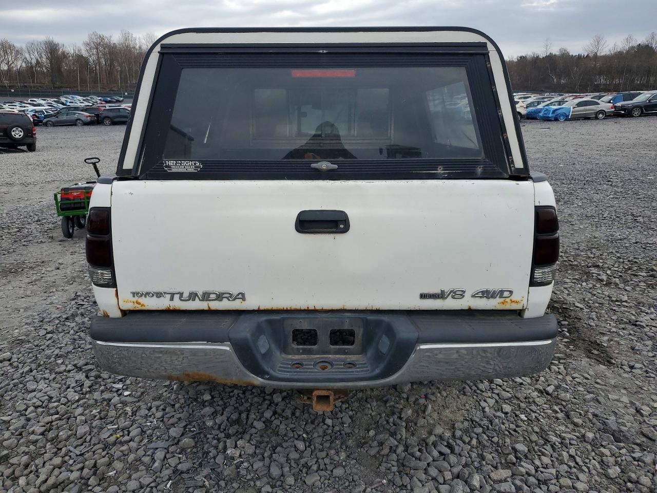 2001 Toyota Tundra Sr5 Белый vin: 5TBBT44101S205951