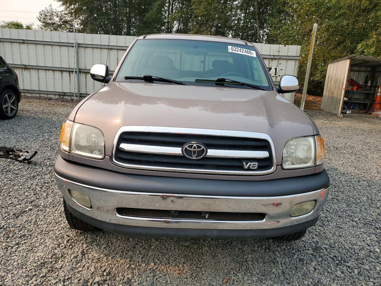2002 Toyota Tundra Sr5 V8 Серый vin: 5TBBT44102S297922
