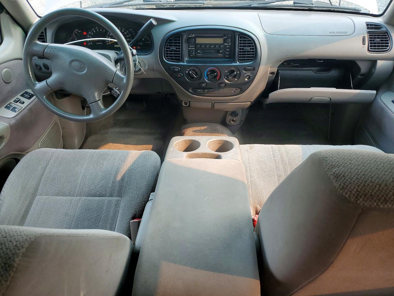 2002 Toyota Tundra Sr5 V8 Серый vin: 5TBBT44102S297922