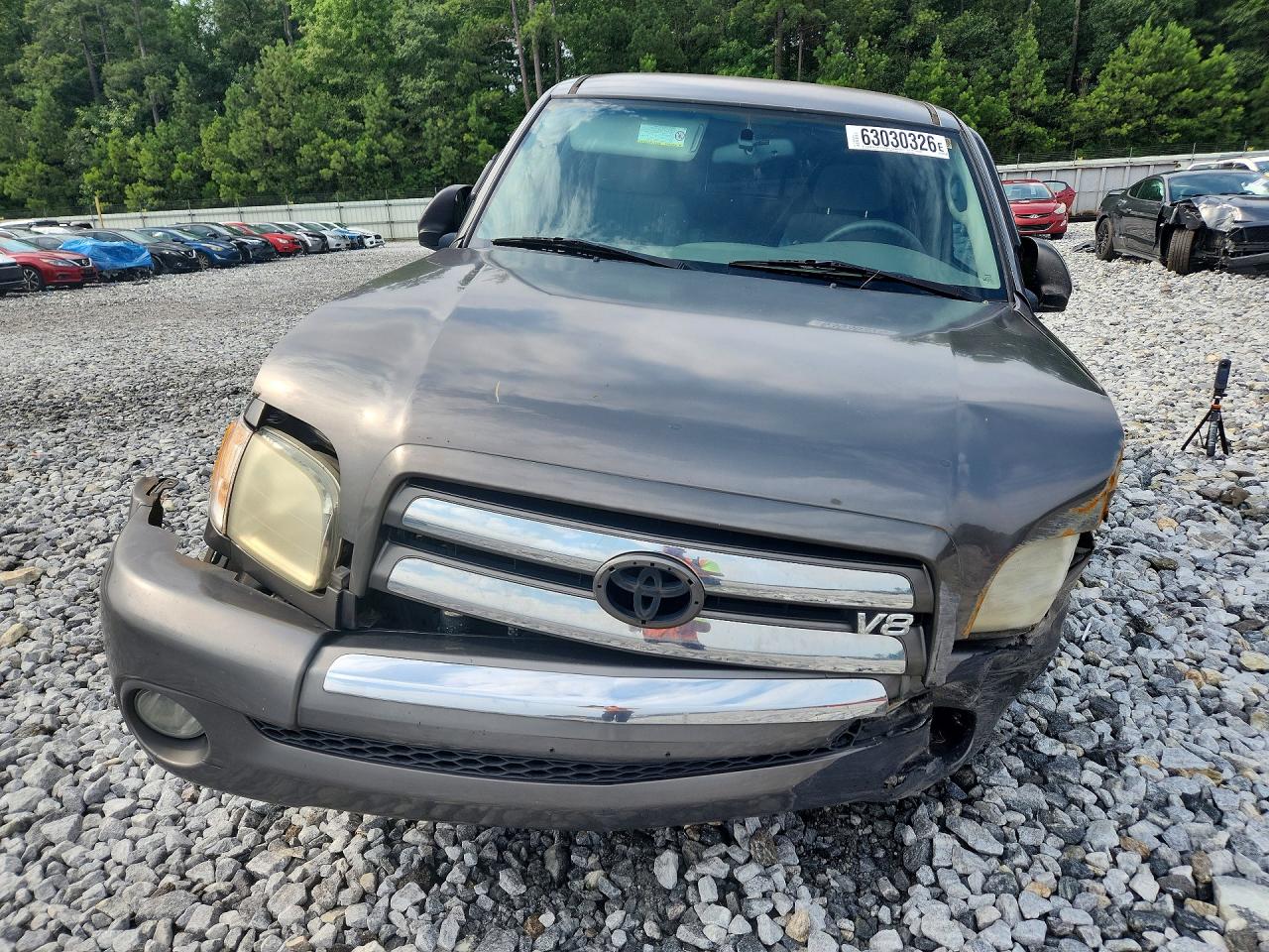 2003 Toyota Tundra Sr5 Gray vin: 5TBBT44103S434262