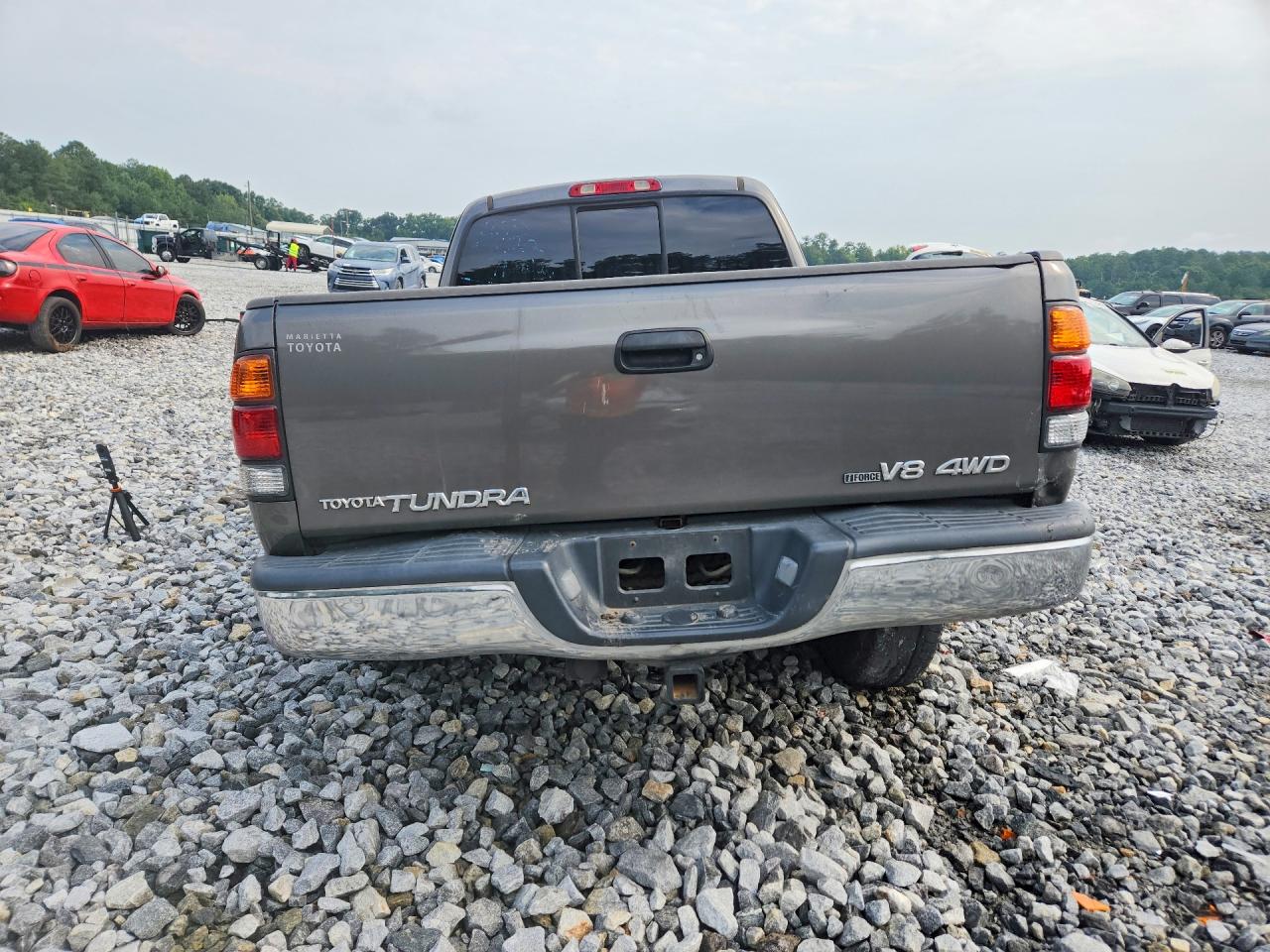 2003 Toyota Tundra Sr5 Gray vin: 5TBBT44103S434262