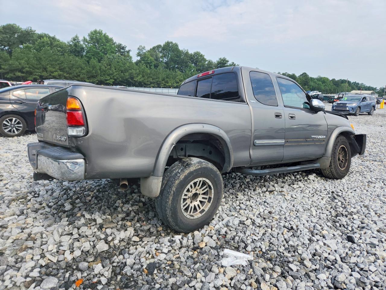 2003 Toyota Tundra Sr5 Gray vin: 5TBBT44103S434262