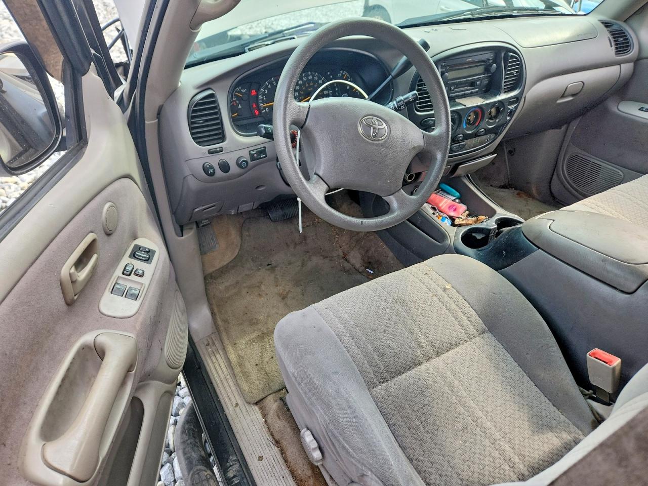 2003 Toyota Tundra Sr5 Gray vin: 5TBBT44103S434262