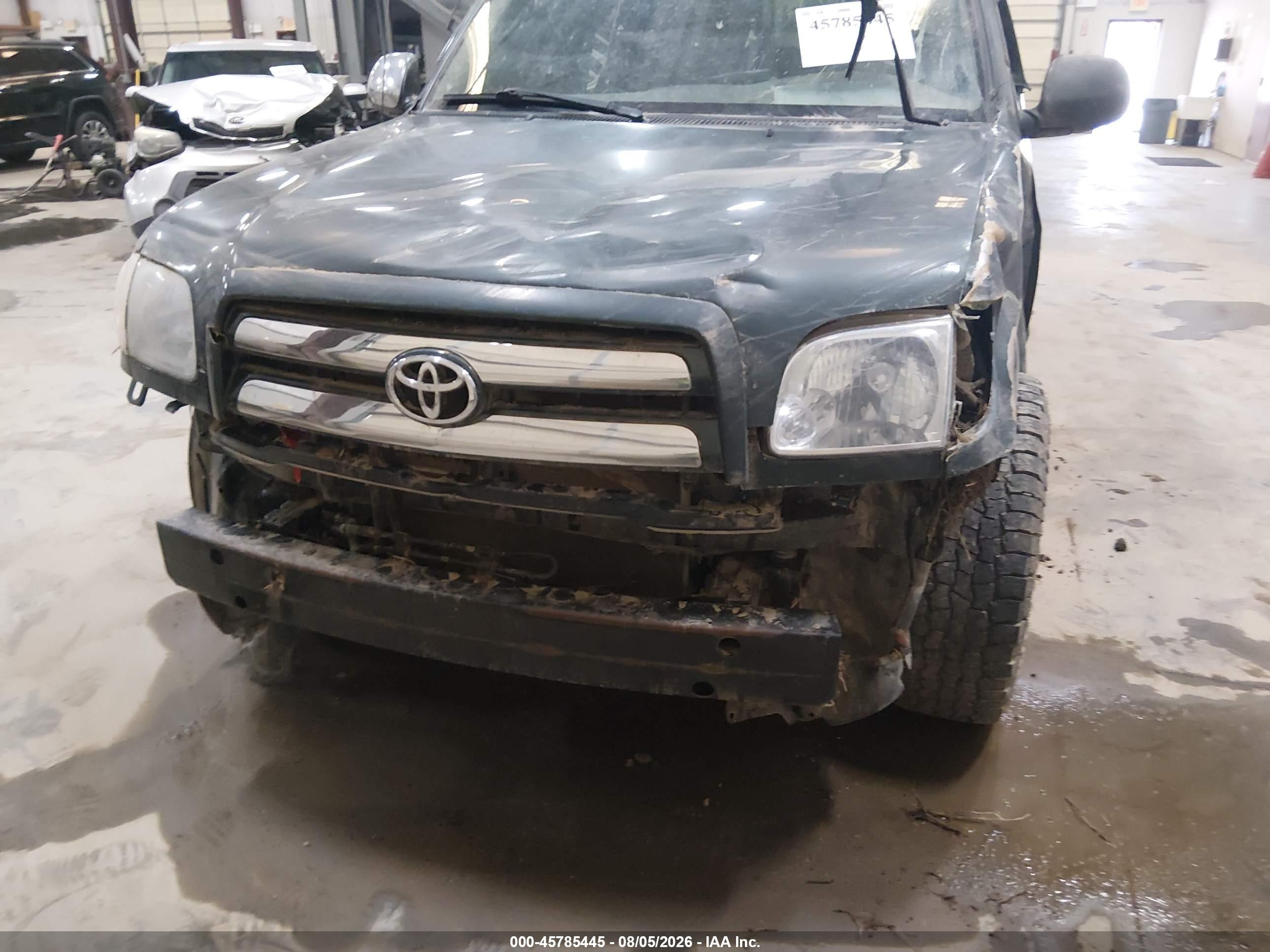 2006 Toyota Tundra Sr5 V8 Gray vin: 5TBBT44106S476547