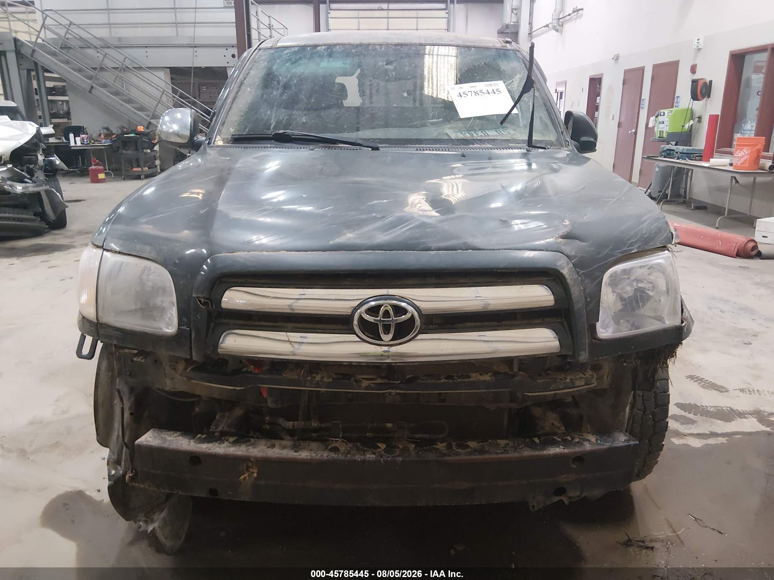 2006 Toyota Tundra Sr5 V8 Gray vin: 5TBBT44106S476547