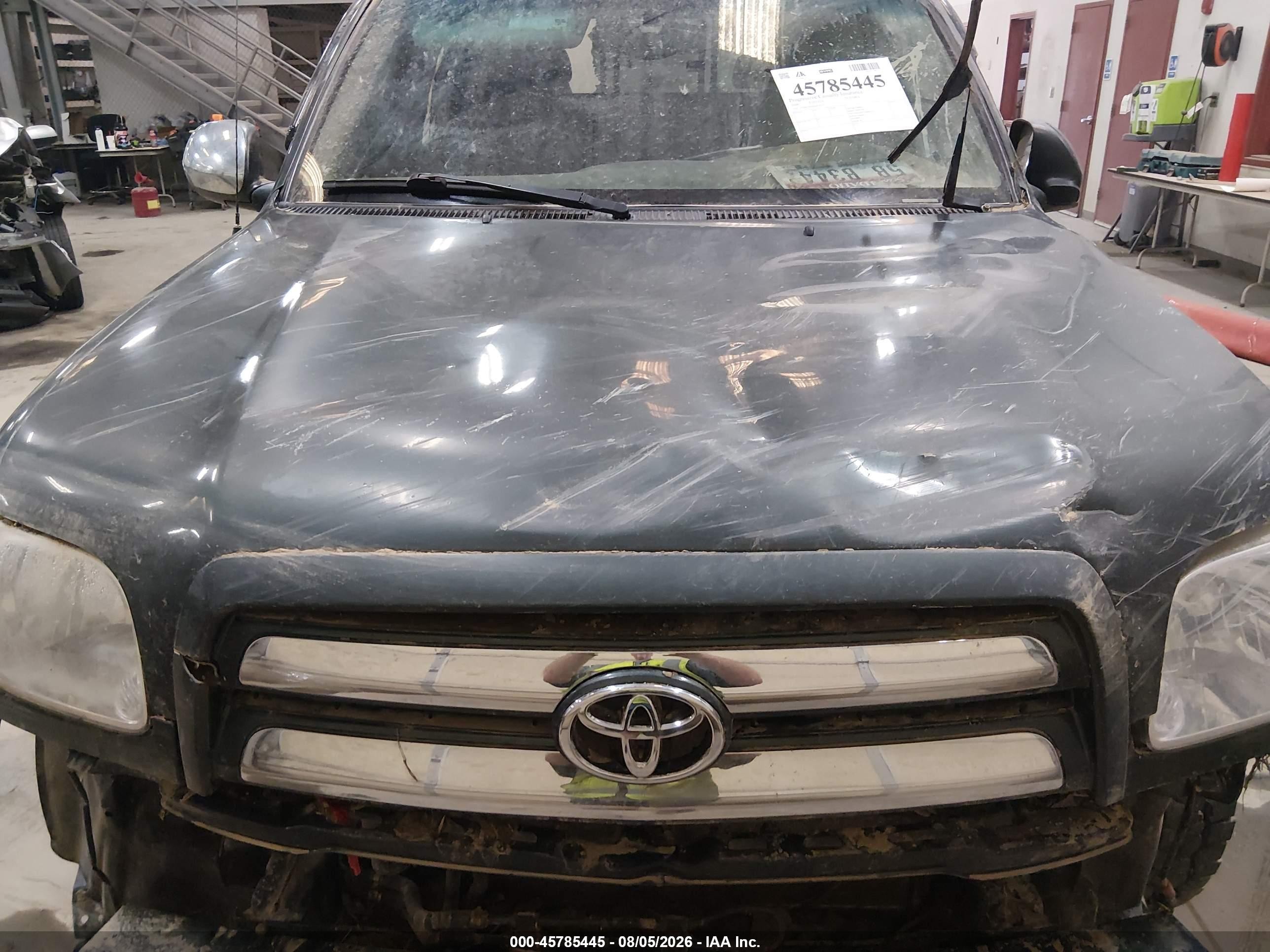 2006 Toyota Tundra Sr5 V8 Gray vin: 5TBBT44106S476547