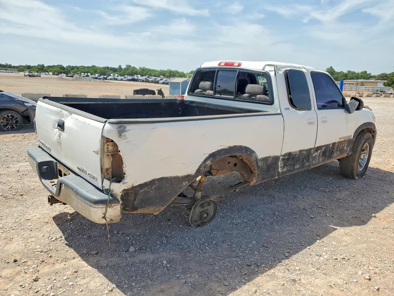 2006 Toyota Tundra Access Cab Sr5 White vin: 5TBBT44106S484471
