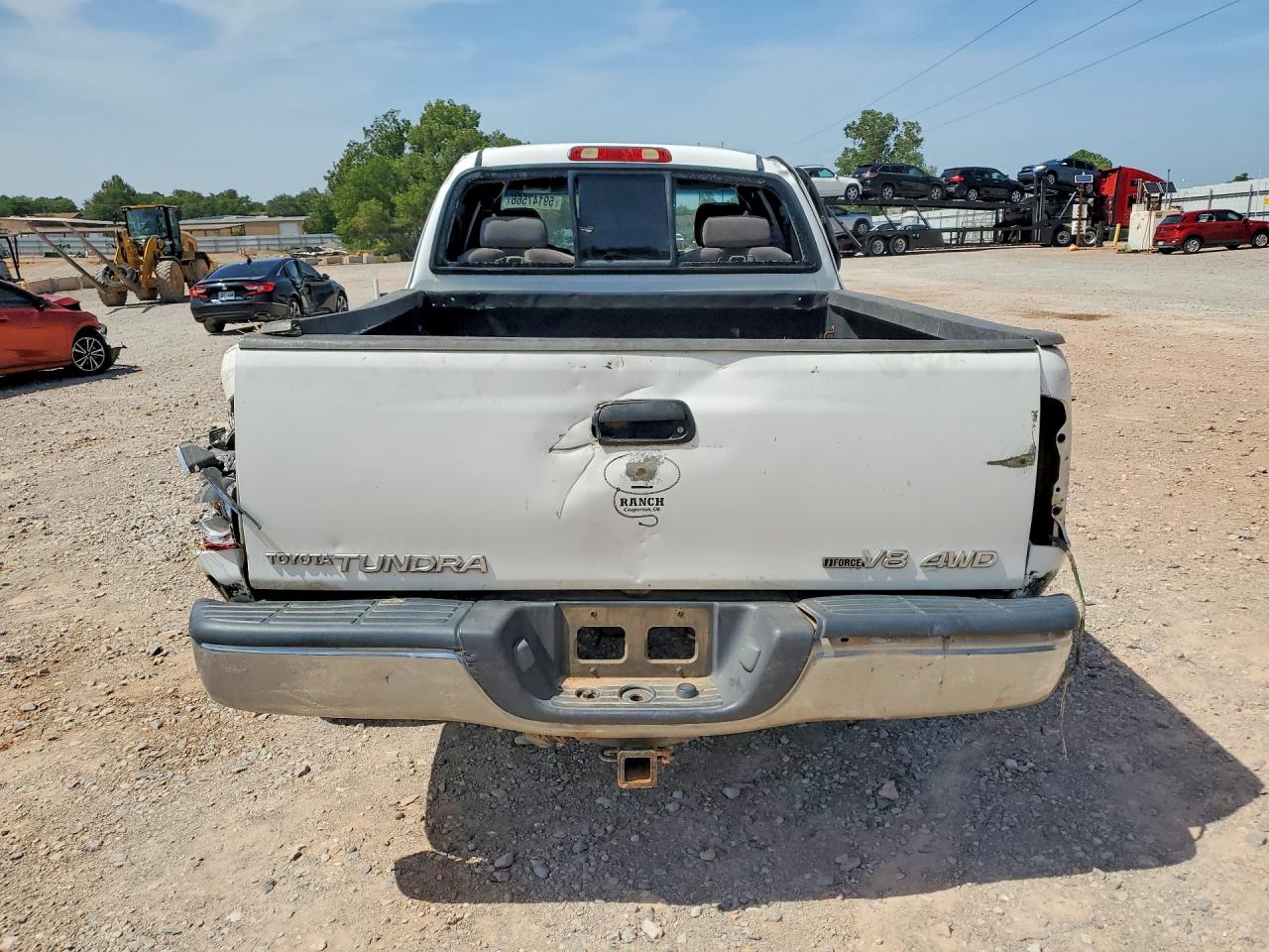2006 Toyota Tundra Access Cab Sr5 White vin: 5TBBT44106S484471