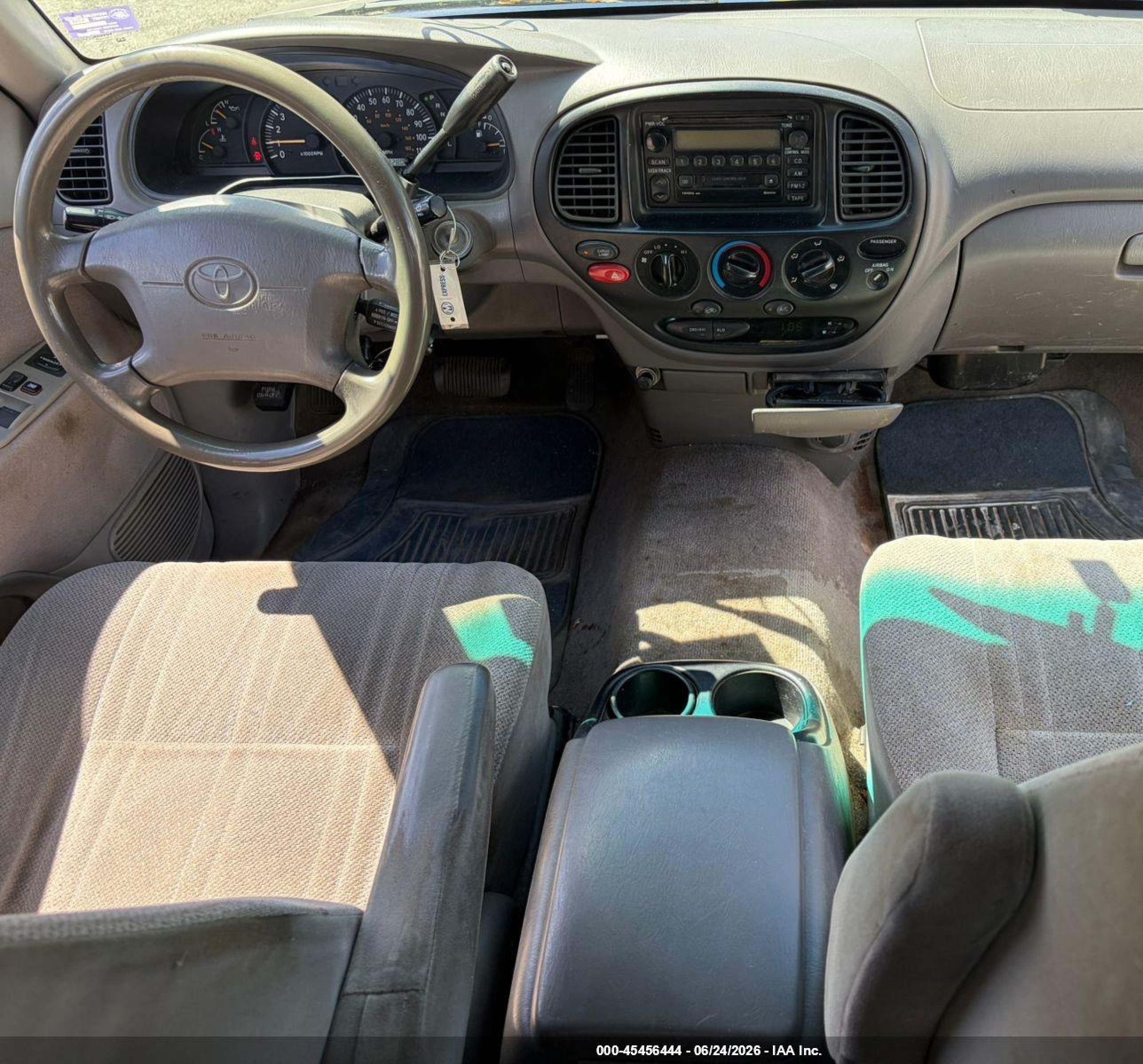 2000 Toyota Tundra Sr5 V8 Blue vin: 5TBBT4410YS034872