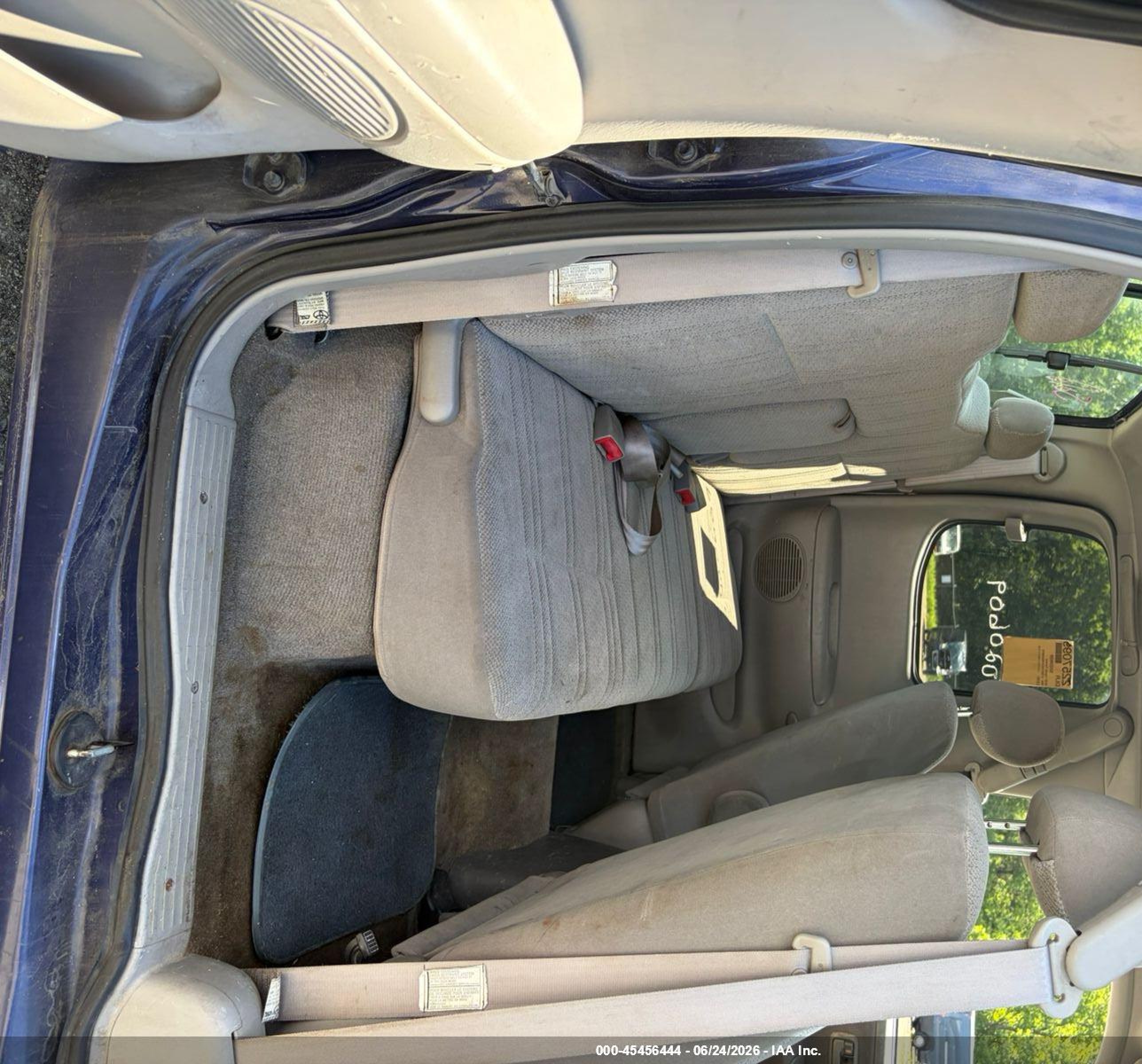2000 Toyota Tundra Sr5 V8 Blue vin: 5TBBT4410YS034872