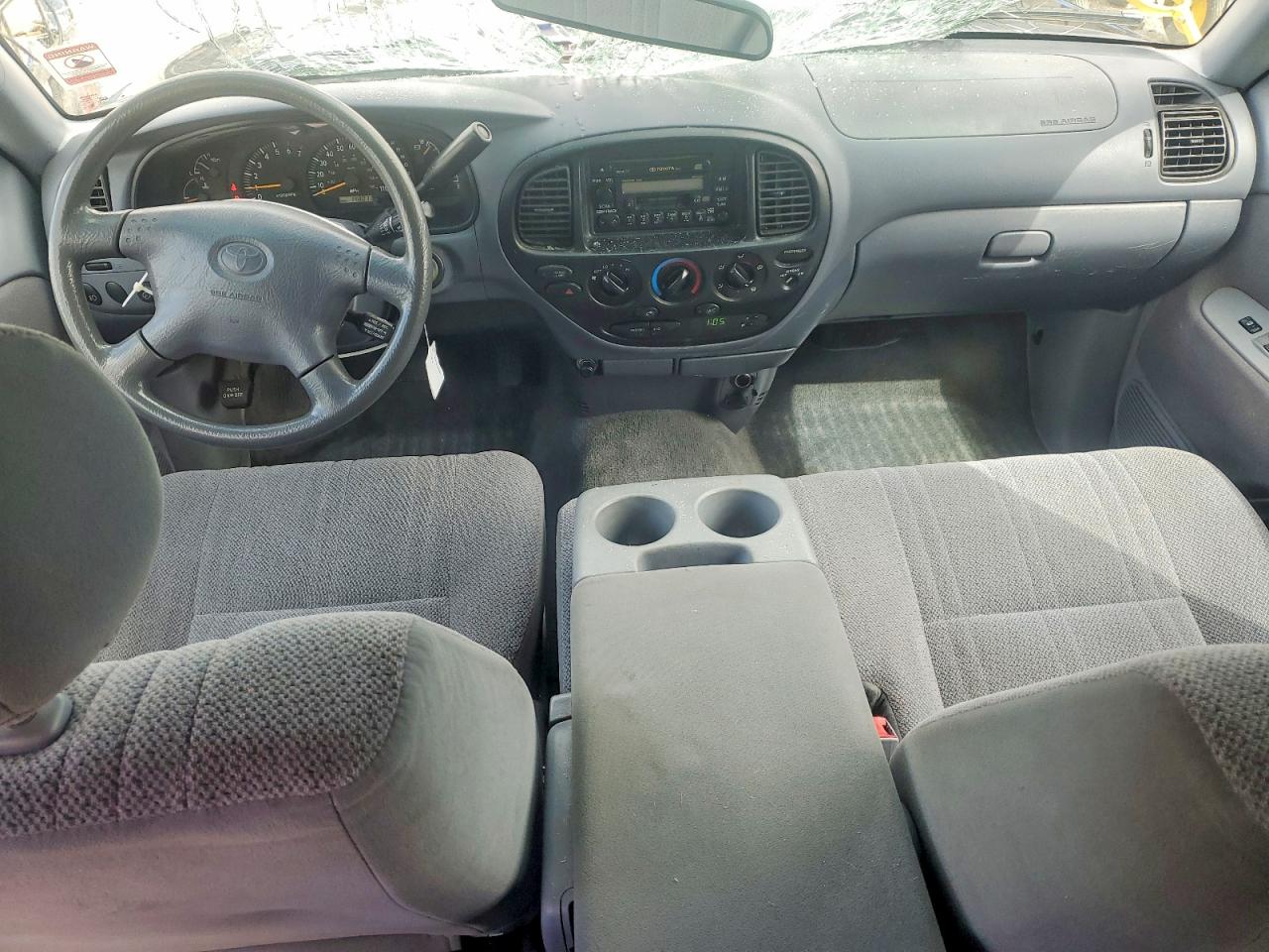 2002 Toyota Tundra Sr5 V8 Black vin: 5TBBT44112S269823