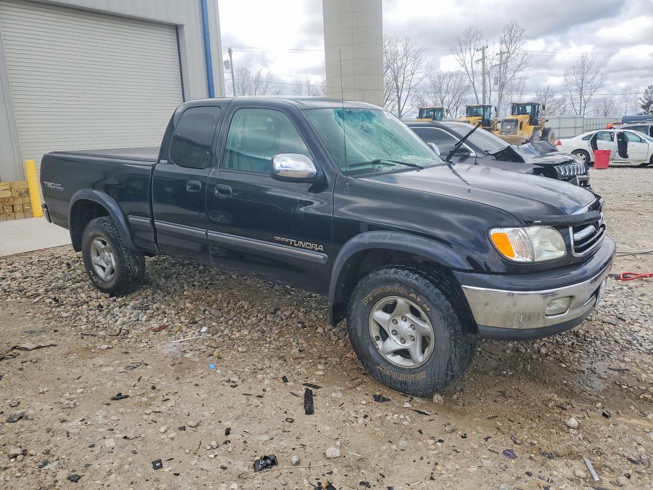 2002 Toyota Tundra Sr5 V8 Black vin: 5TBBT44112S269823