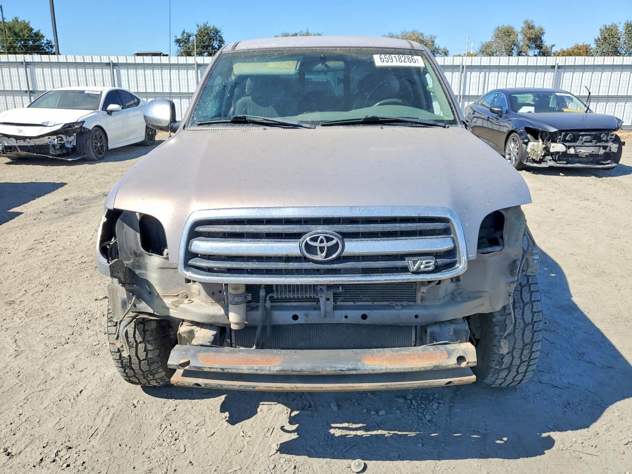 2002 Toyota Tundra Sr5 V8 Silver vin: 5TBBT44112S278957