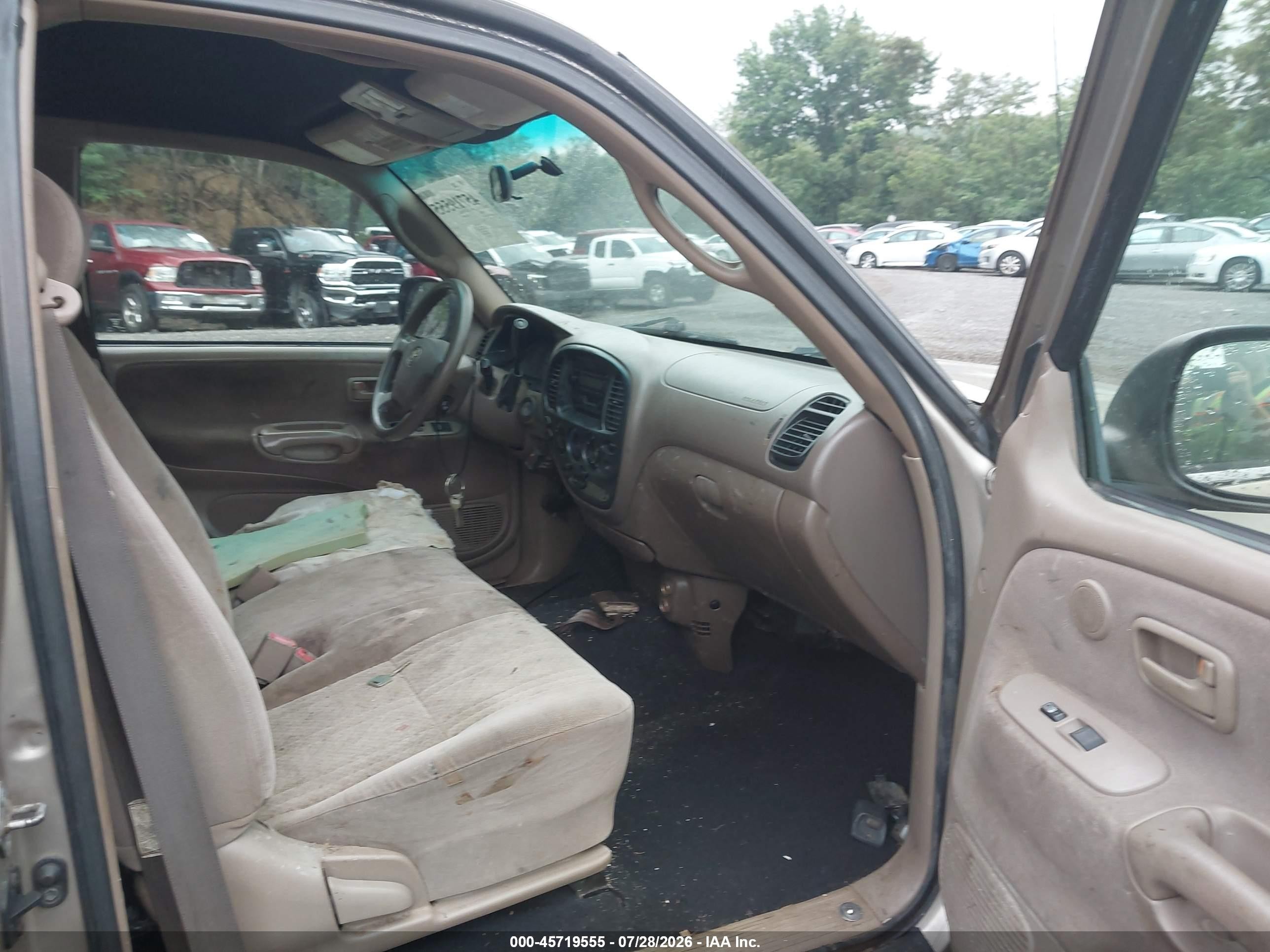 2003 Toyota Tundra Sr5 V8 Brown vin: 5TBBT44113S360107