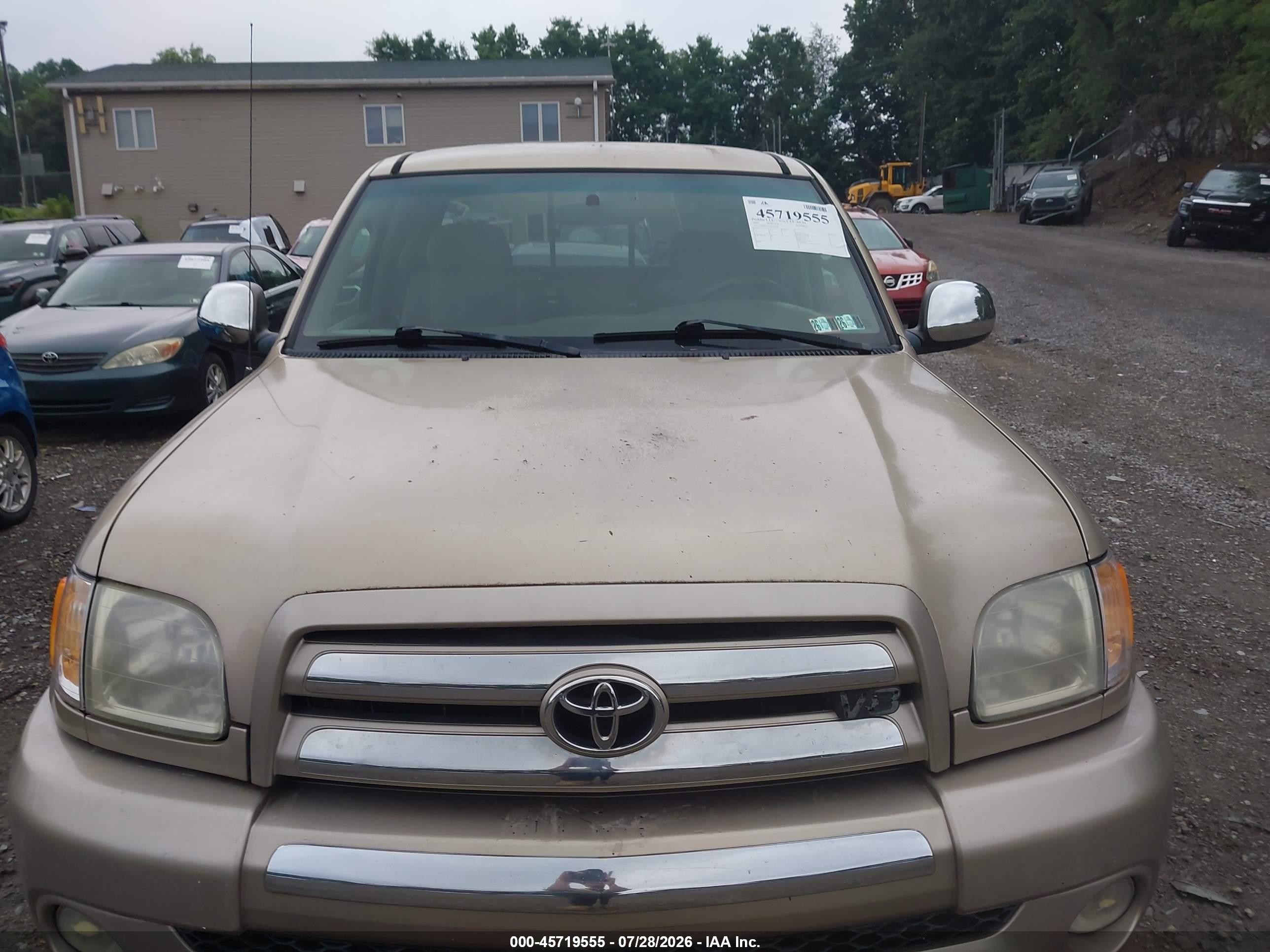 2003 Toyota Tundra Sr5 V8 Brown vin: 5TBBT44113S360107