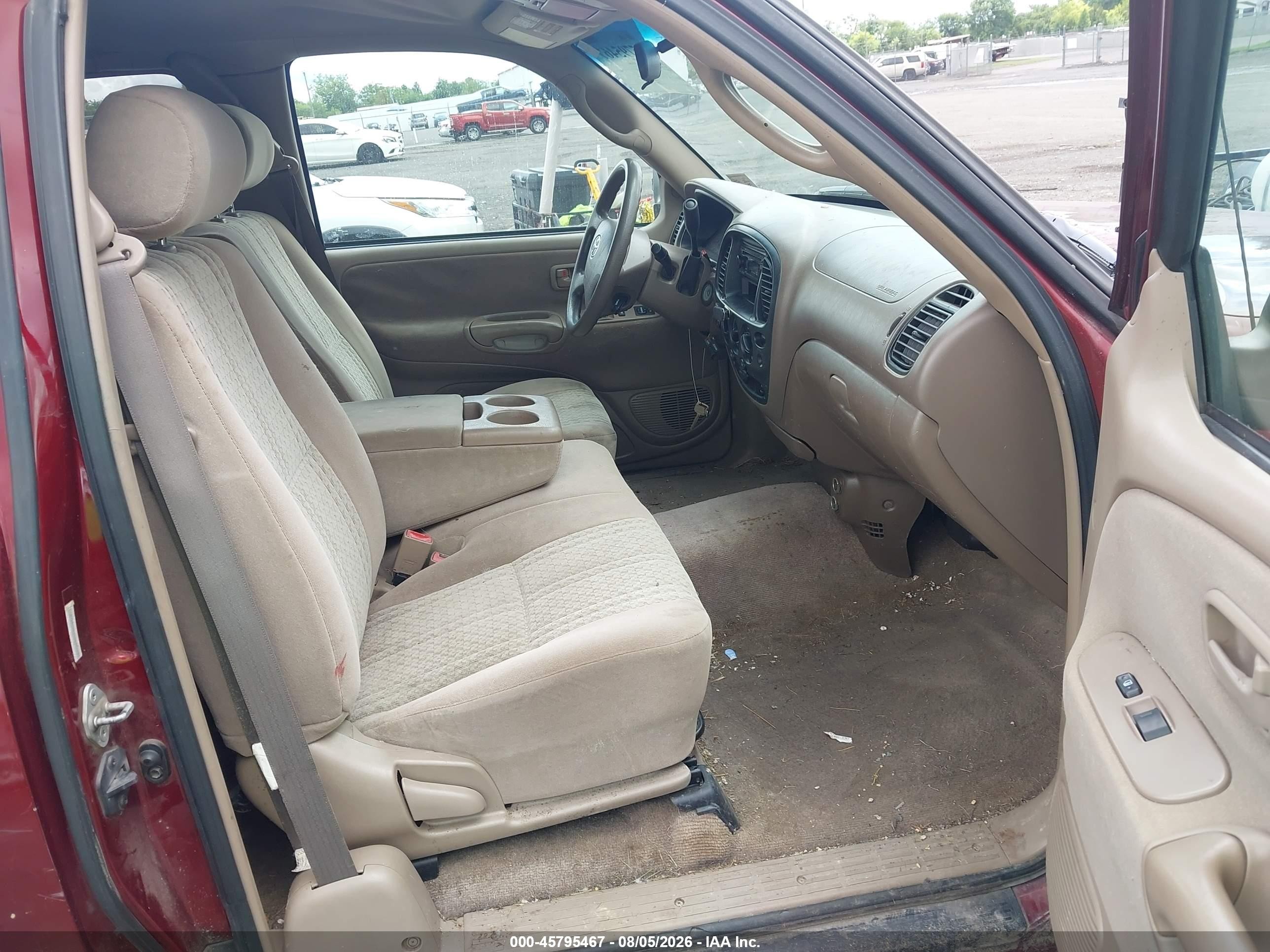 2003 Toyota Tundra Sr5 V8 Красный vin: 5TBBT44113S426431
