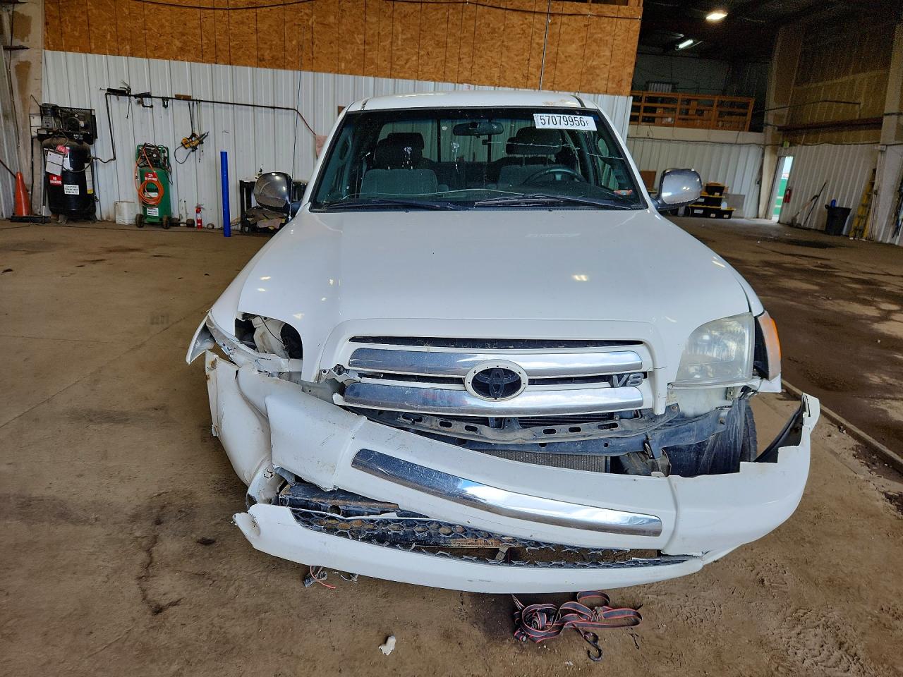 2003 Toyota Tundra Access Cab Sr5 White vin: 5TBBT44113S426655