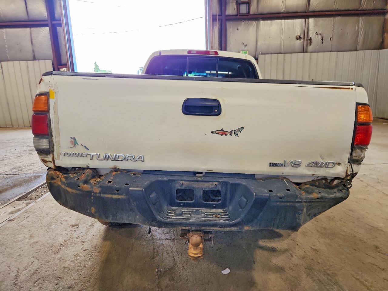 2003 Toyota Tundra Access Cab Sr5 White vin: 5TBBT44113S426655