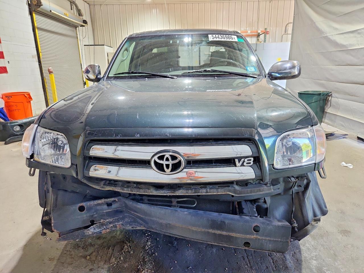 2005 Toyota Tundra Access Cab Sr5 Green vin: 5TBBT44115S471825