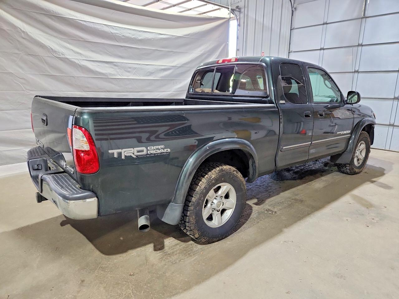 2005 Toyota Tundra Access Cab Sr5 Green vin: 5TBBT44115S471825