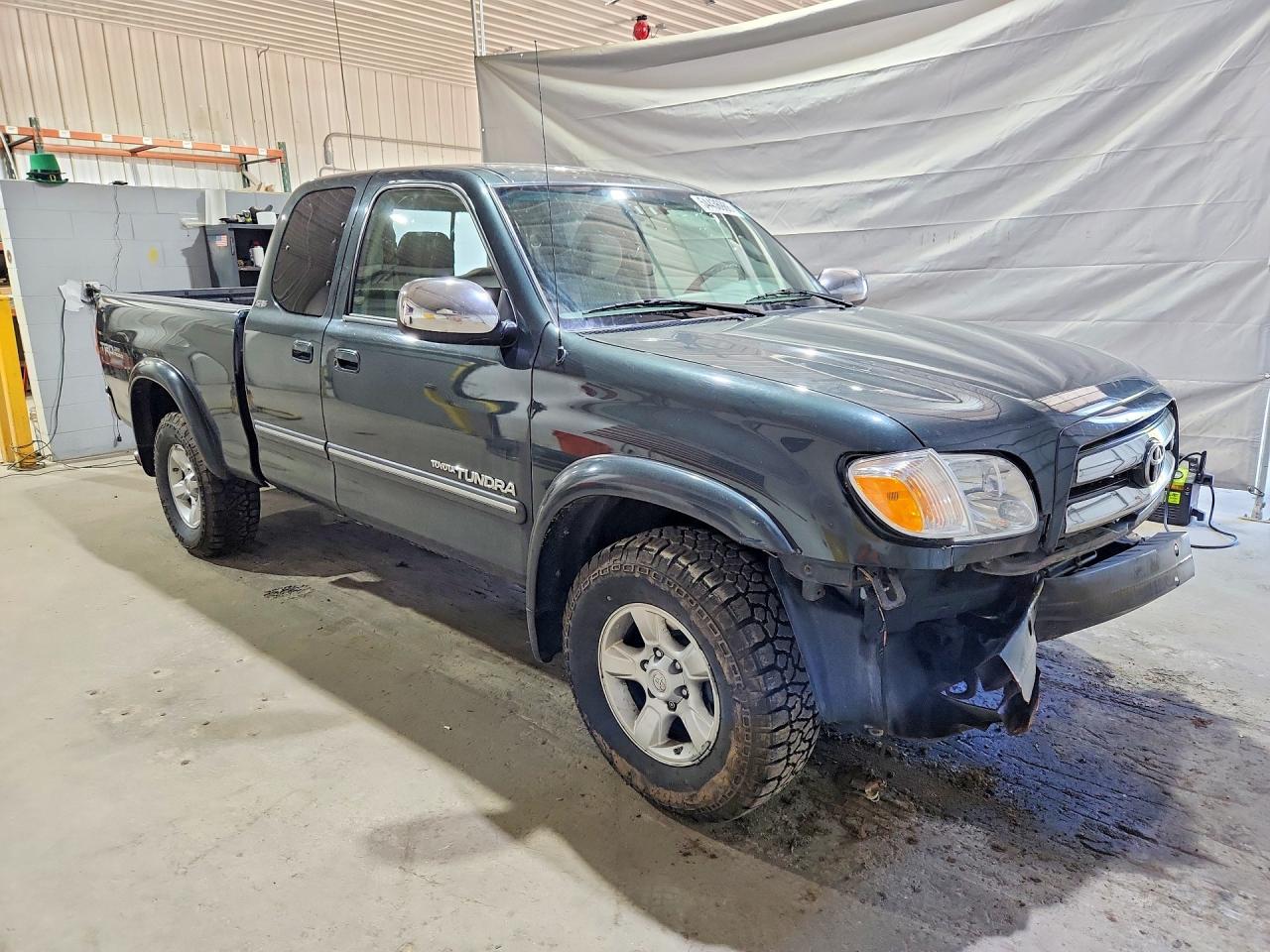 2005 Toyota Tundra Access Cab Sr5 Green vin: 5TBBT44115S471825