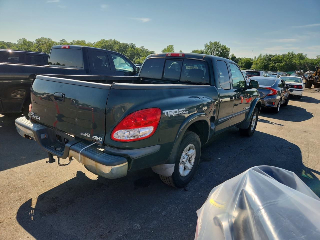 2006 Toyota Tundra Sr5 Green vin: 5TBBT44116S474127