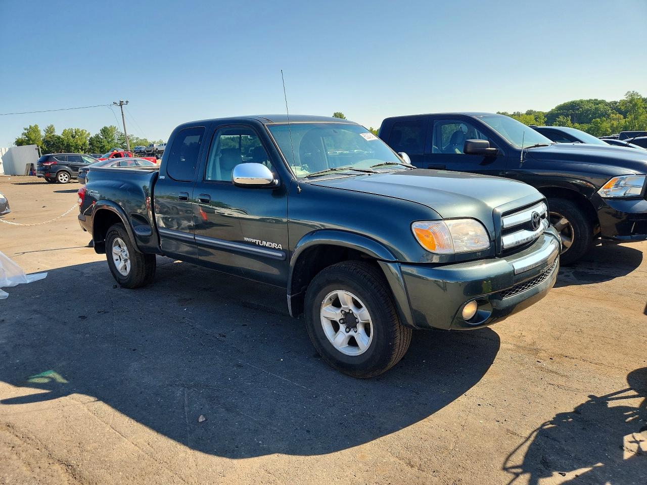 2006 Toyota Tundra Sr5 Green vin: 5TBBT44116S474127