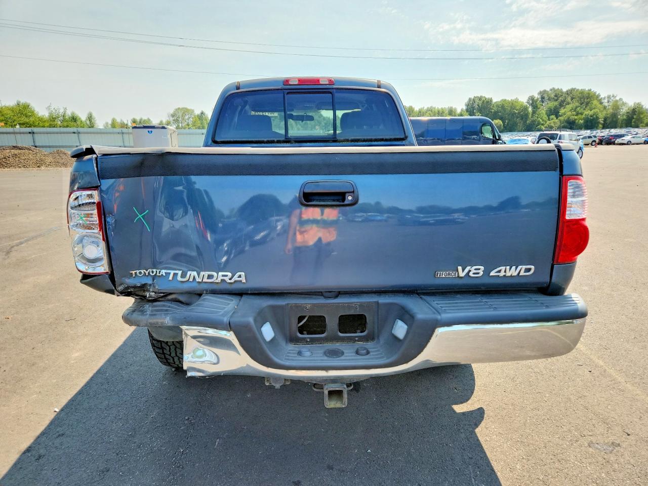 2006 Toyota Tundra Access Cab Sr5 Blue vin: 5TBBT44116S474600