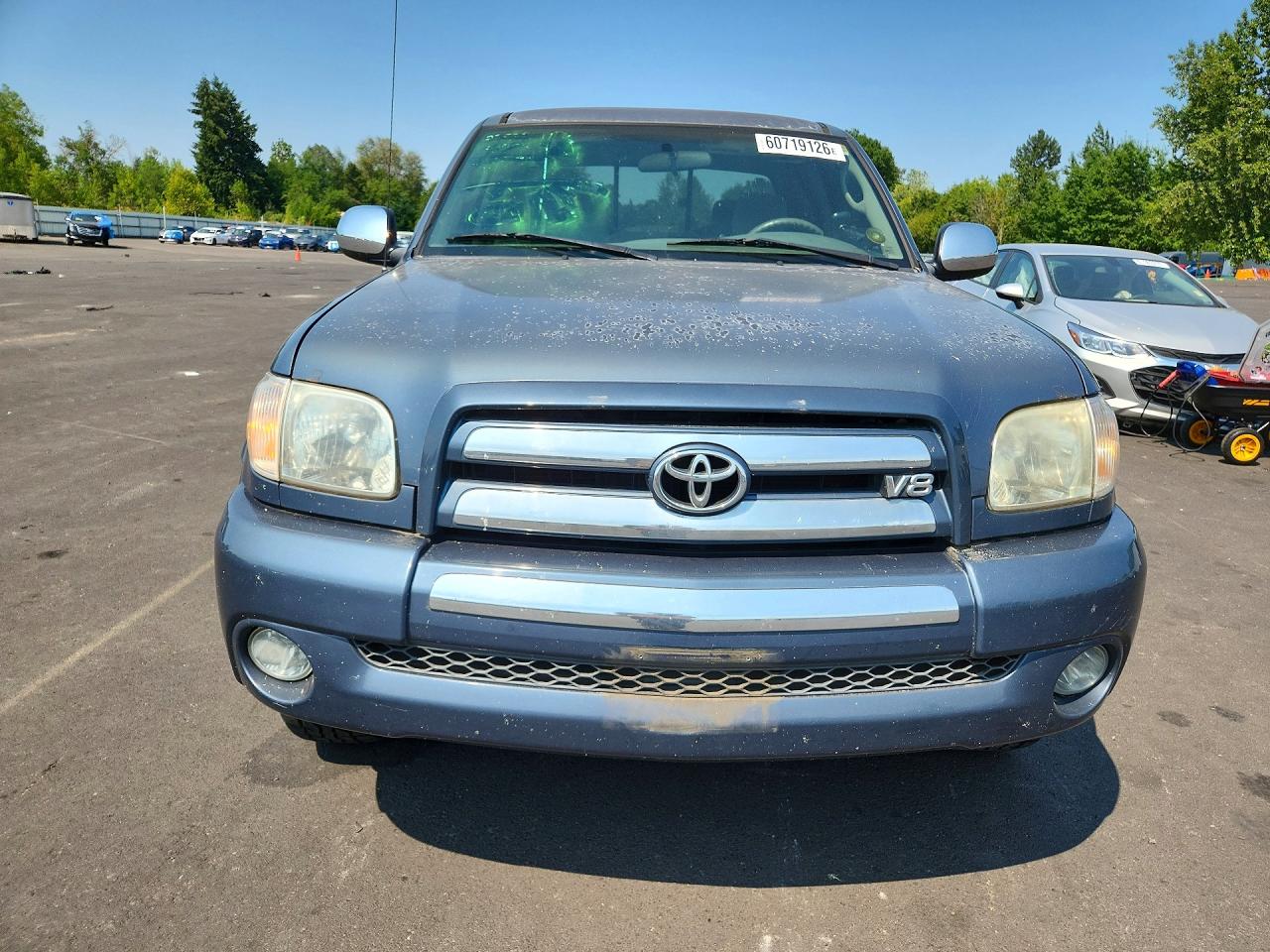 2006 Toyota Tundra Access Cab Sr5 Blue vin: 5TBBT44116S474600
