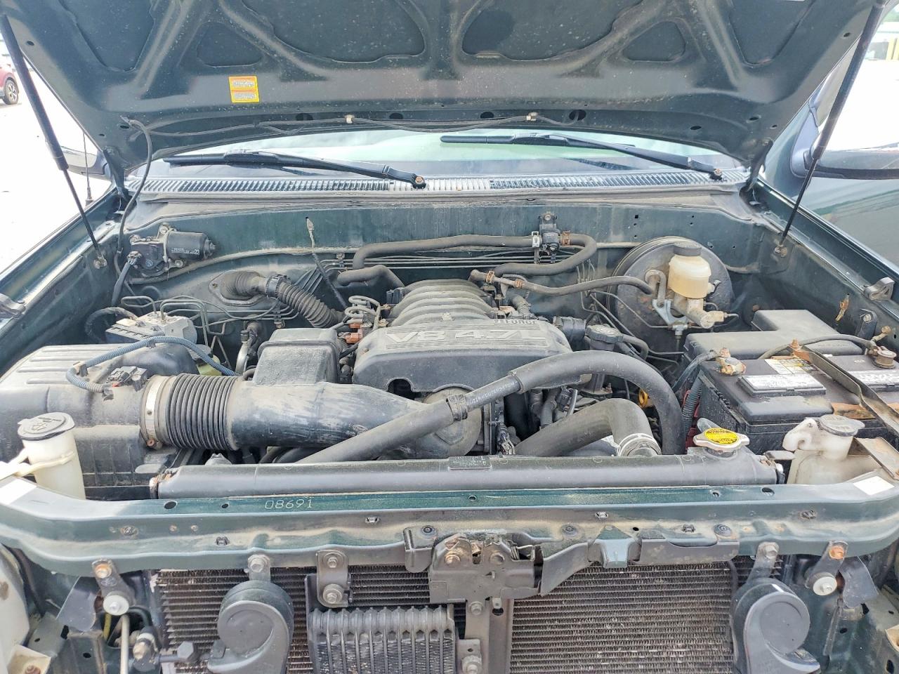 2006 Toyota Tundra Access Cab Sr5 Green vin: 5TBBT44116S480090