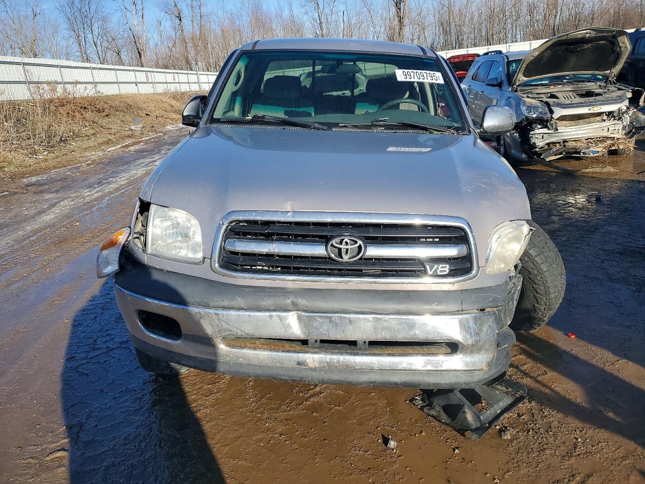 2001 Toyota Tundra Access Cab Tan vin: 5TBBT44121S154050