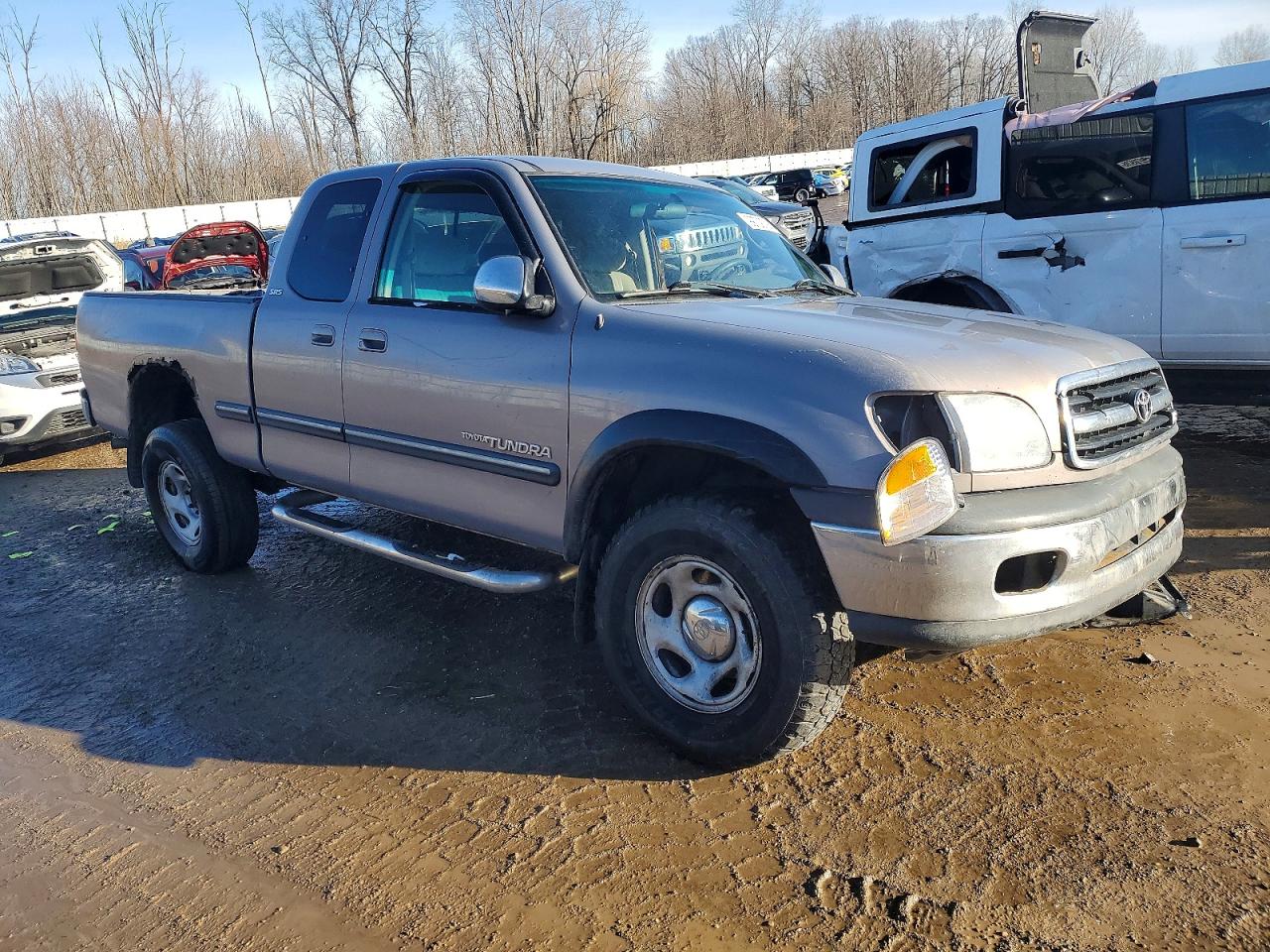 2001 Toyota Tundra Access Cab Tan vin: 5TBBT44121S154050