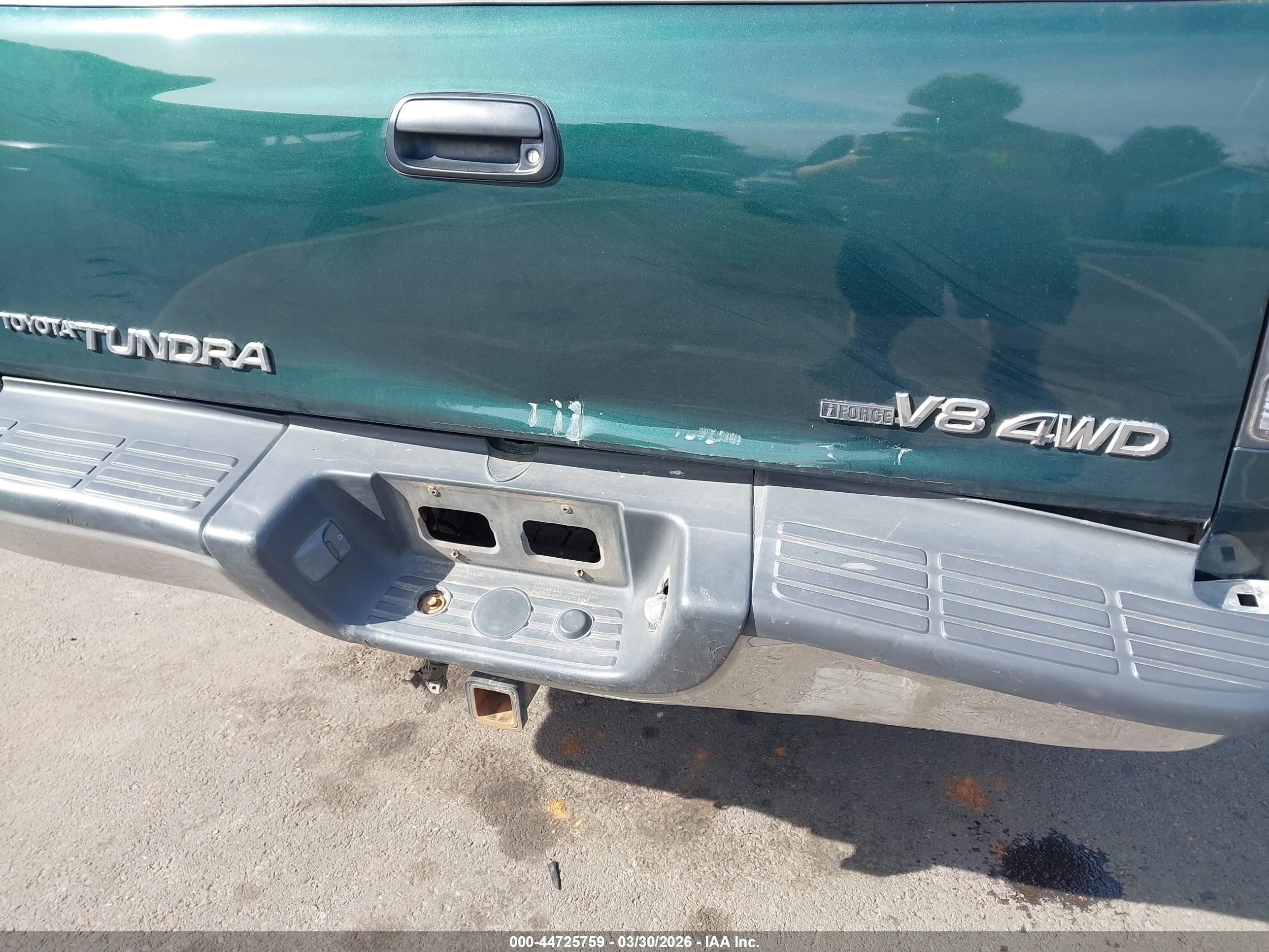 2001 Toyota Tundra Sr5 V8 Green vin: 5TBBT44121S178574