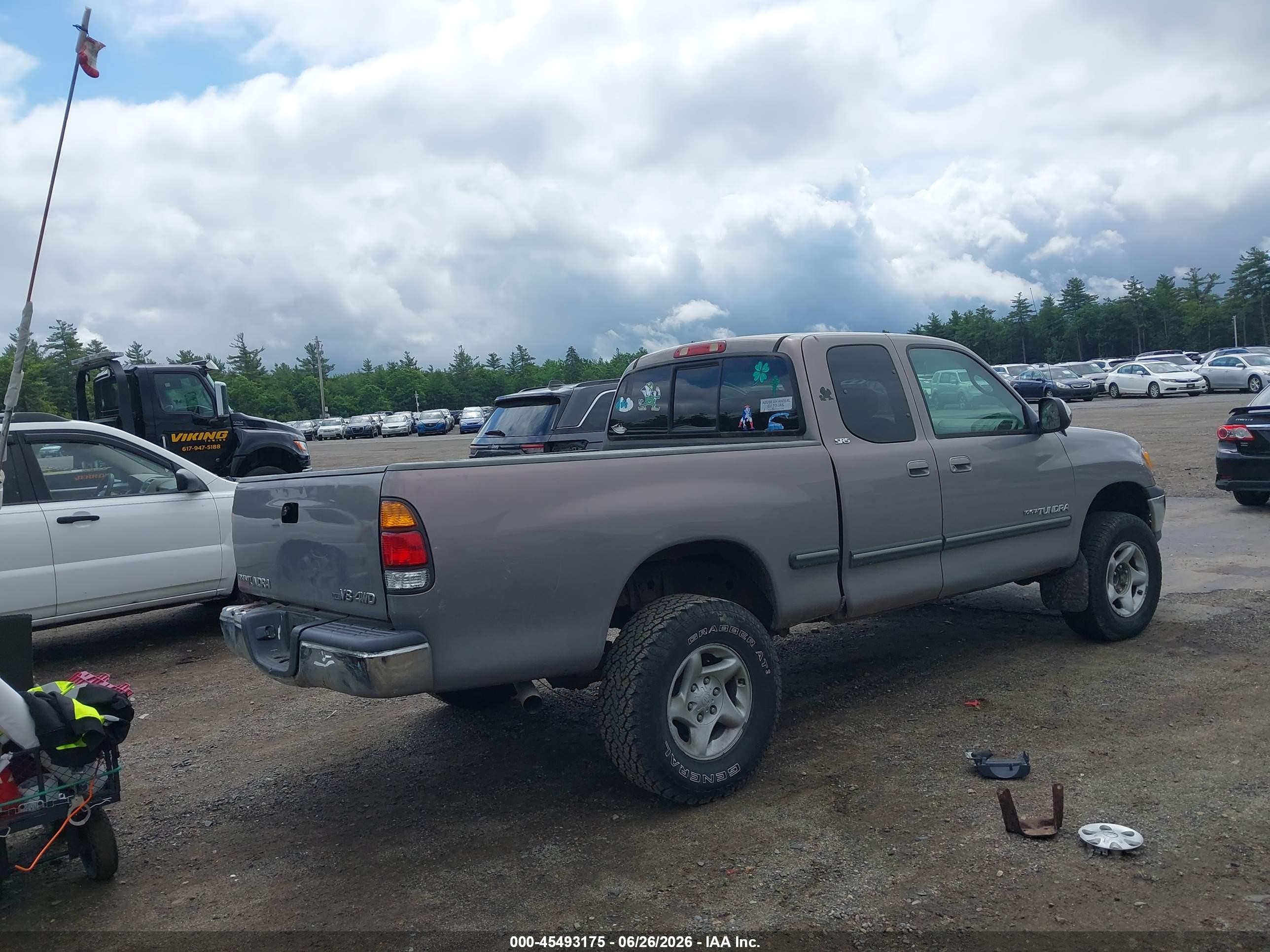 2002 Toyota Tundra Sr5 V8 Бирюзовый vin: 5TBBT44122S302182